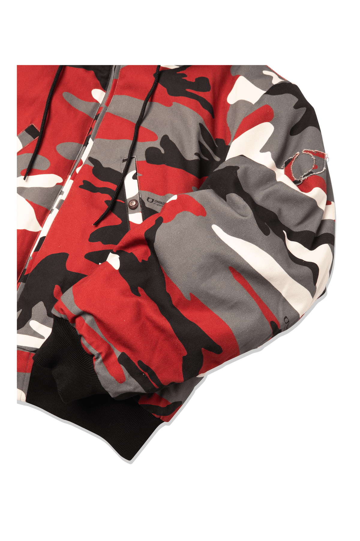 Reversible Camo Hood Bomber