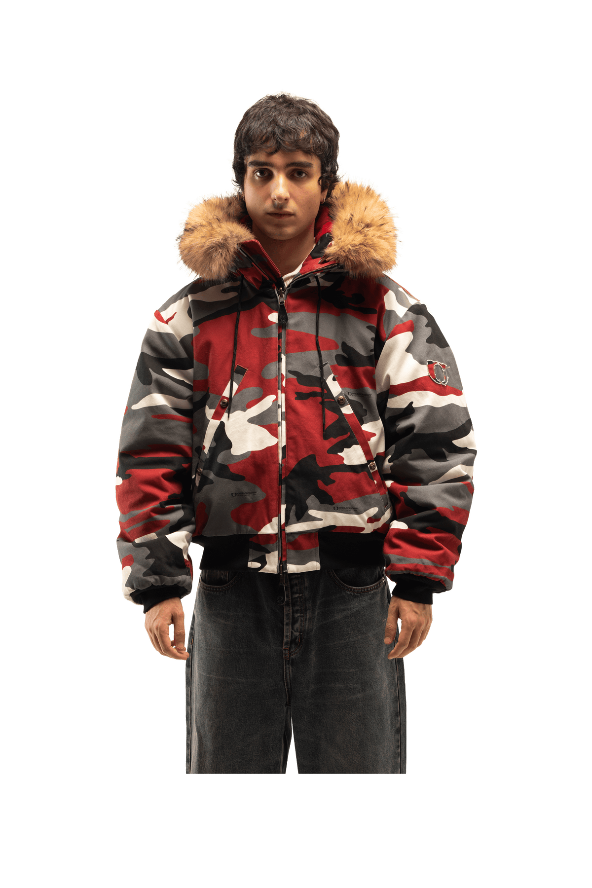 Reversible Camo Hood Bomber