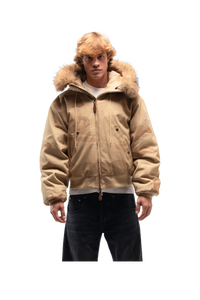 Reversible Camo Hood Bomber