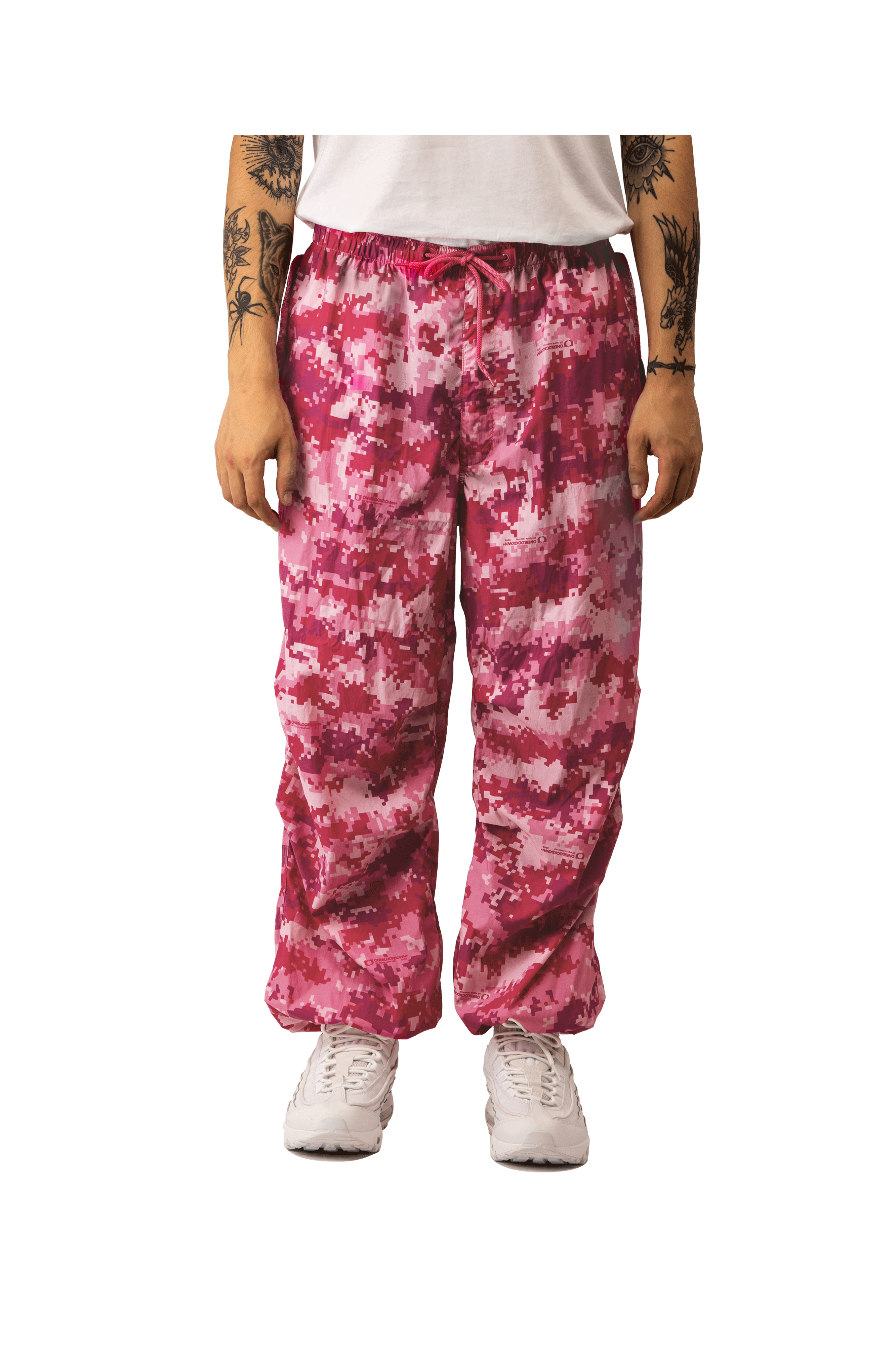 Pink Digi Camo Track Pants