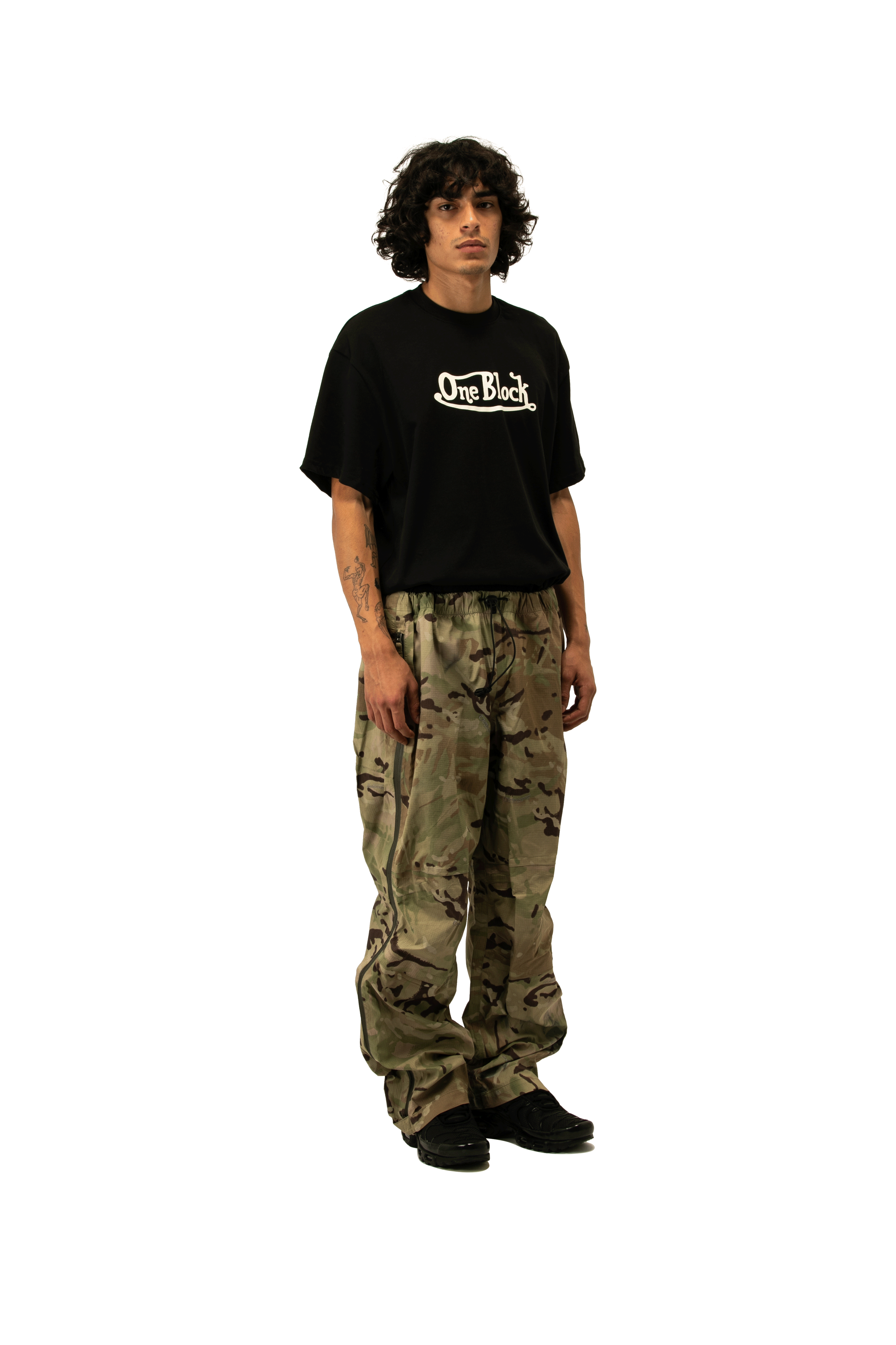 Side Zip Camo Waterproof Pants