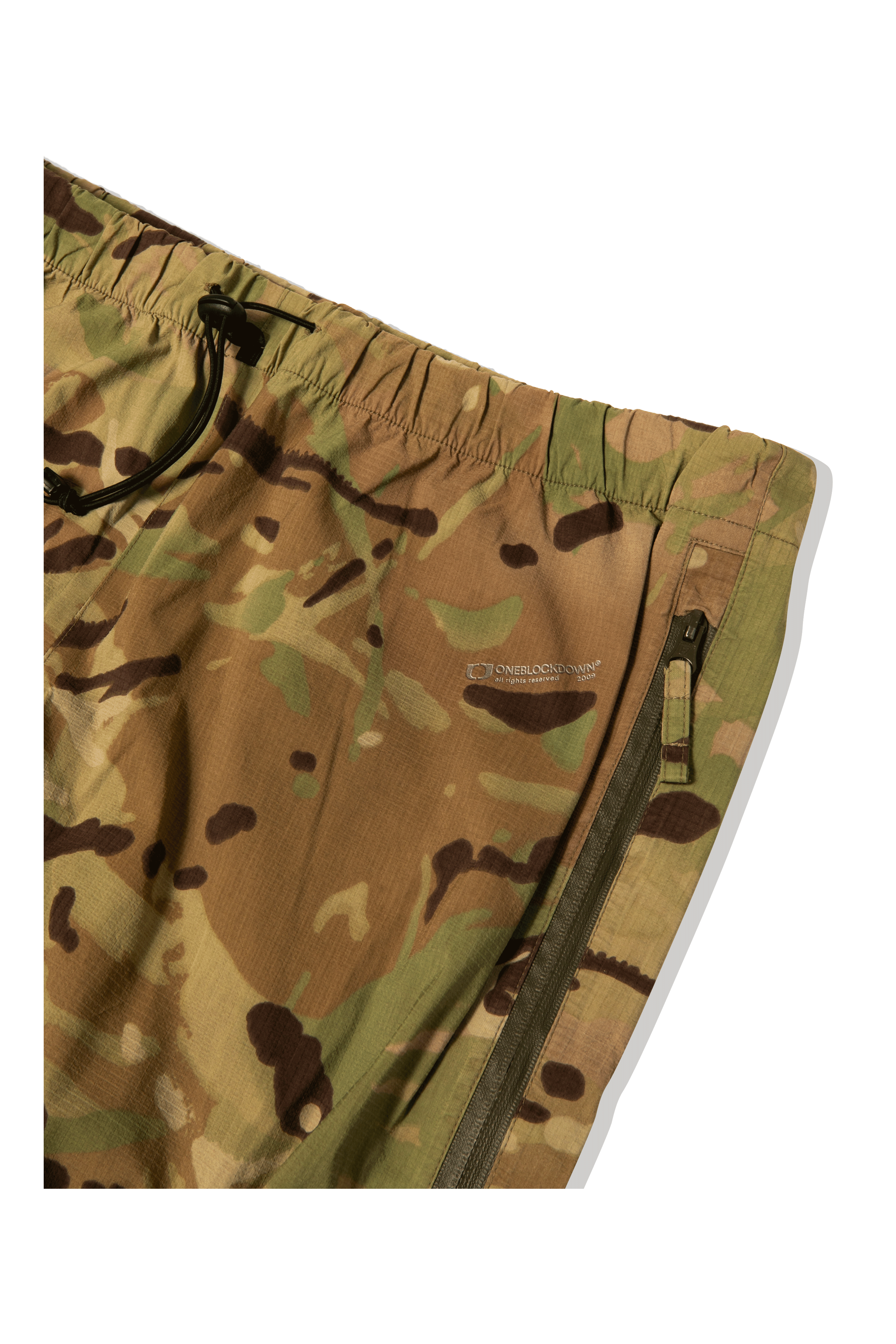 Side Zip Camo Waterproof Pants