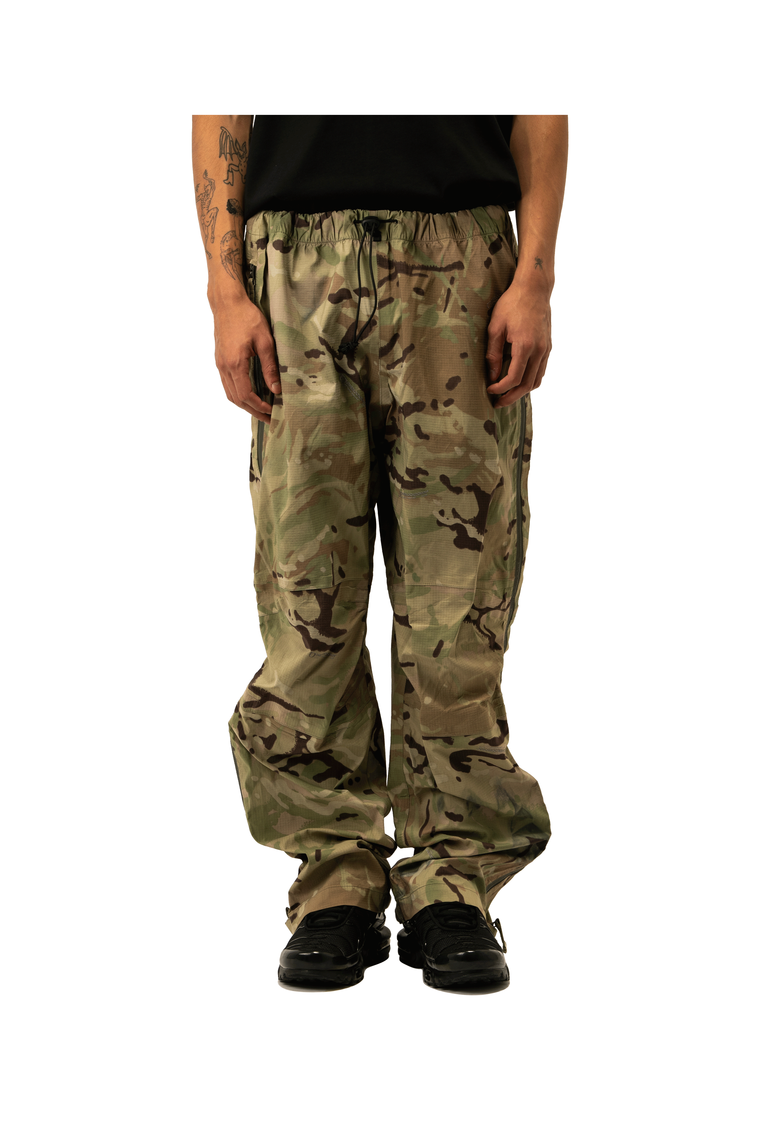 Side Zip Camo Waterproof Pants