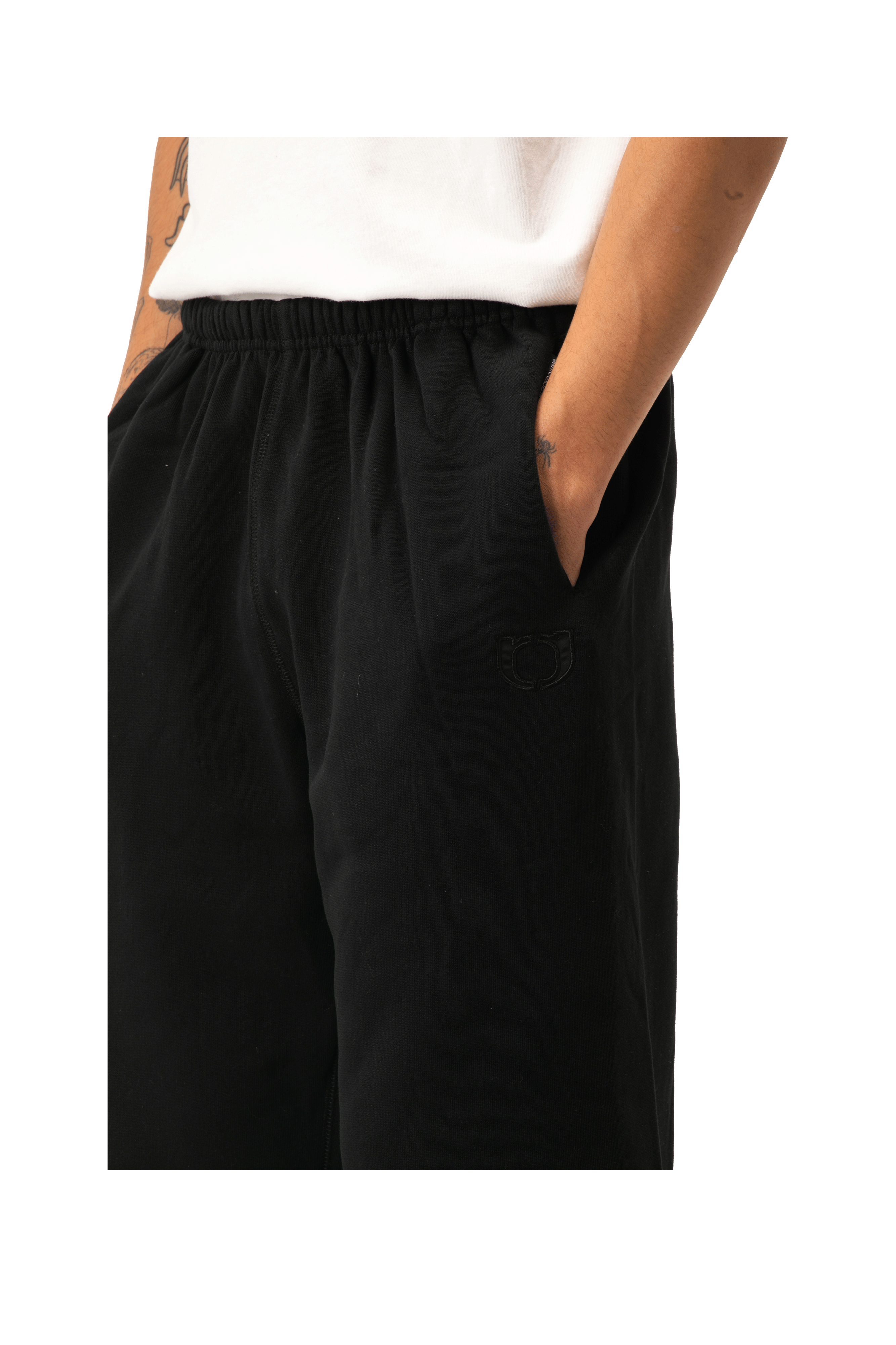 Embroidered Straight Leg Sweatpant