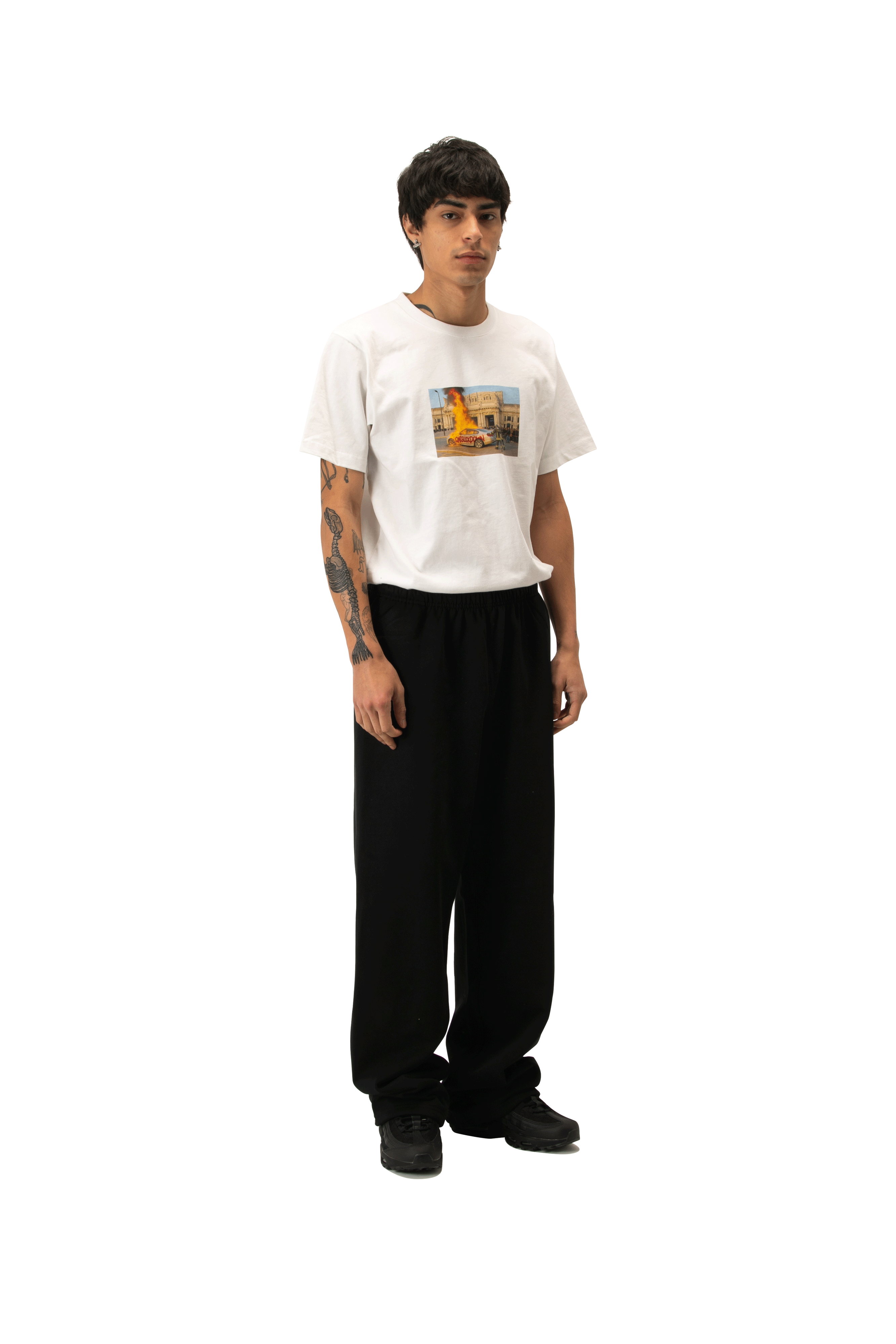 Faded Logo Straight Leg Sweatpant