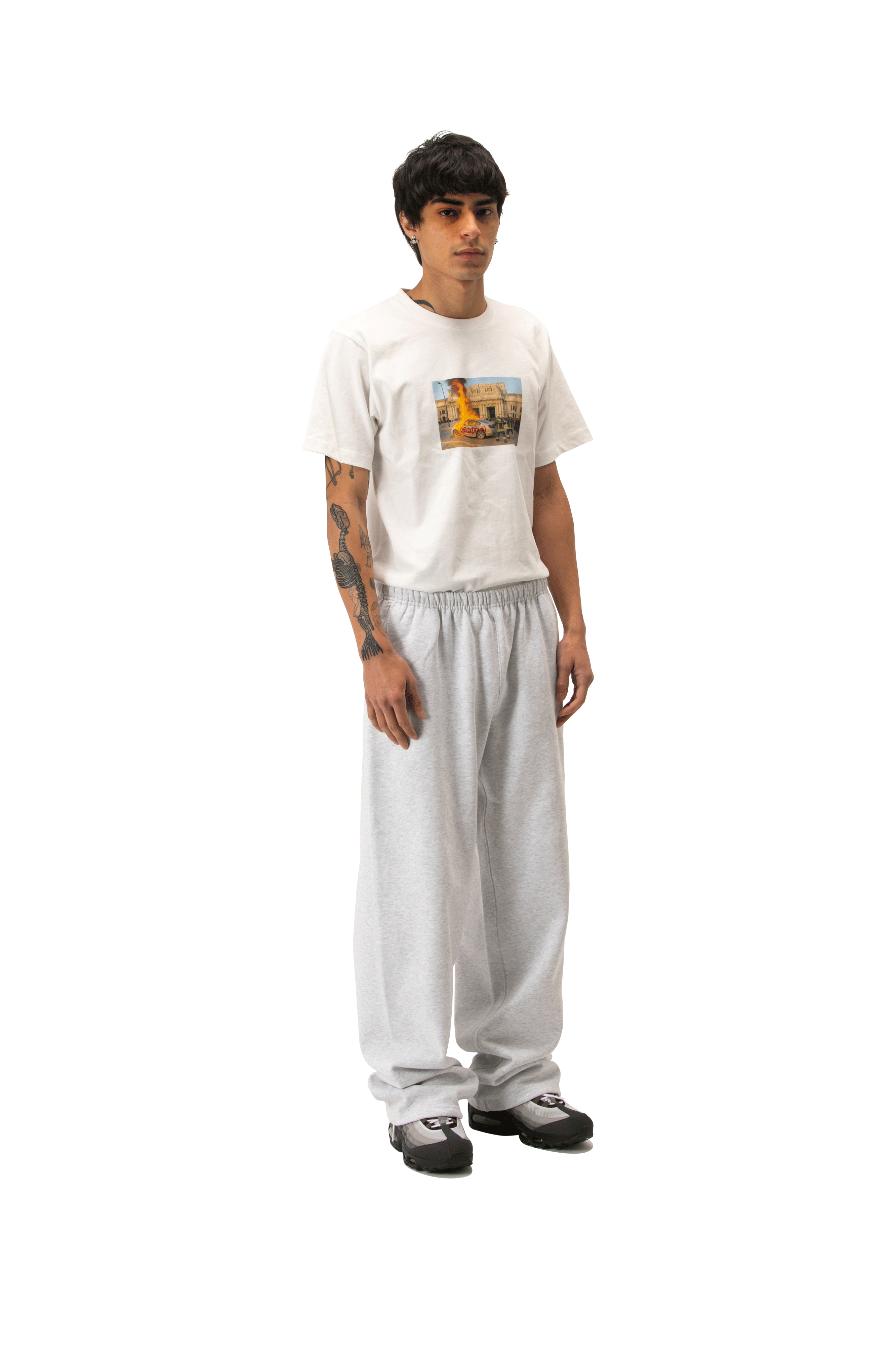 Faded Logo Straight Leg Sweatpant