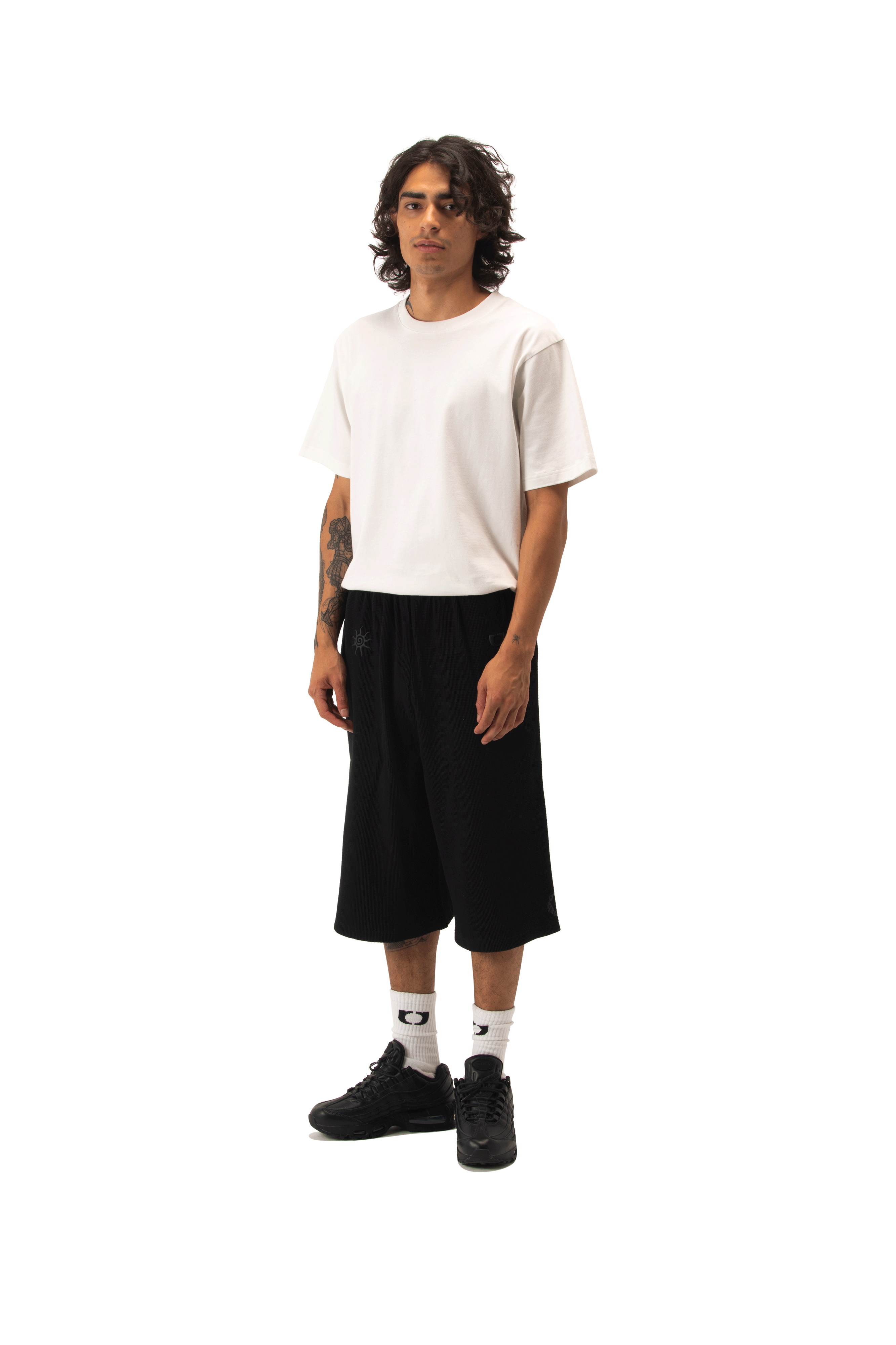 Cropped Waffle Pant