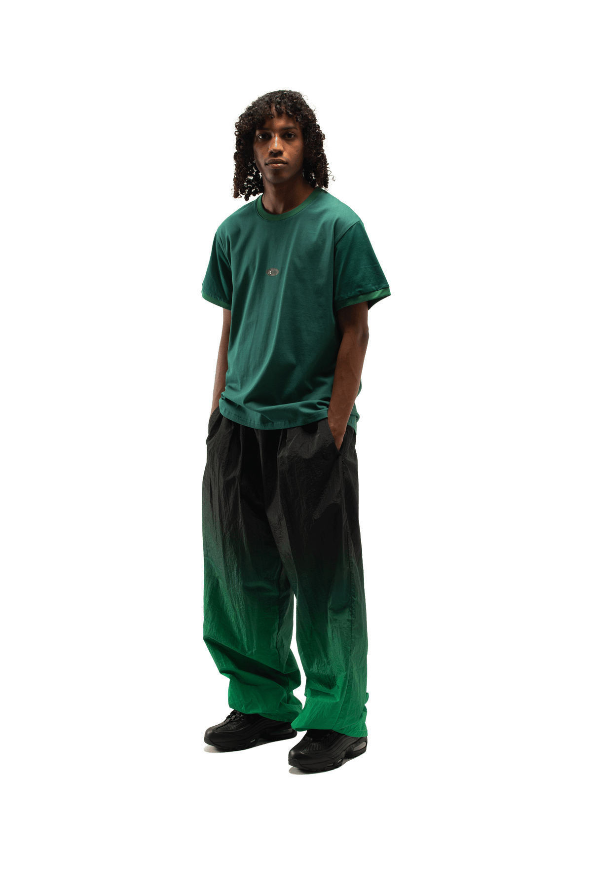 Italy Gradient Nylon Track Pant