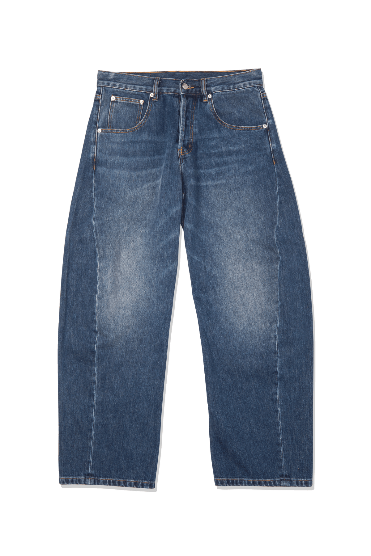Engineered Washed Denim Pant