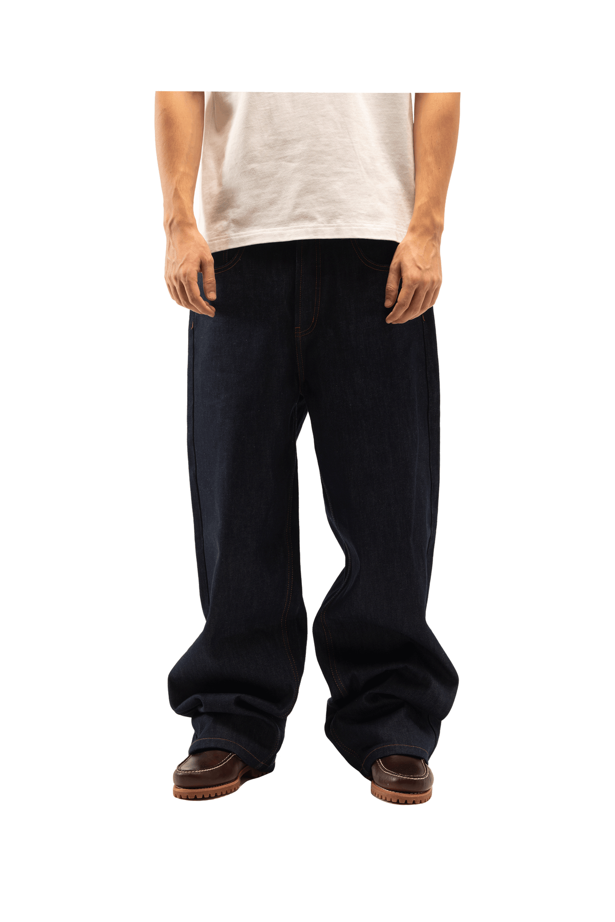 Baggy Raw Denim Pant