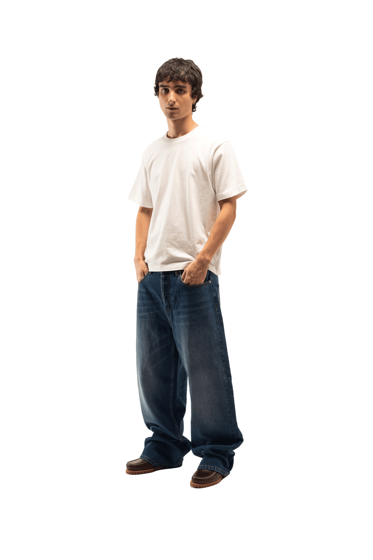 Baggy Washed Denim Pant