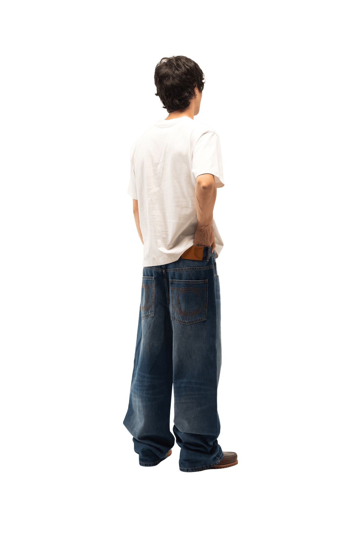 Baggy Washed Denim Pant