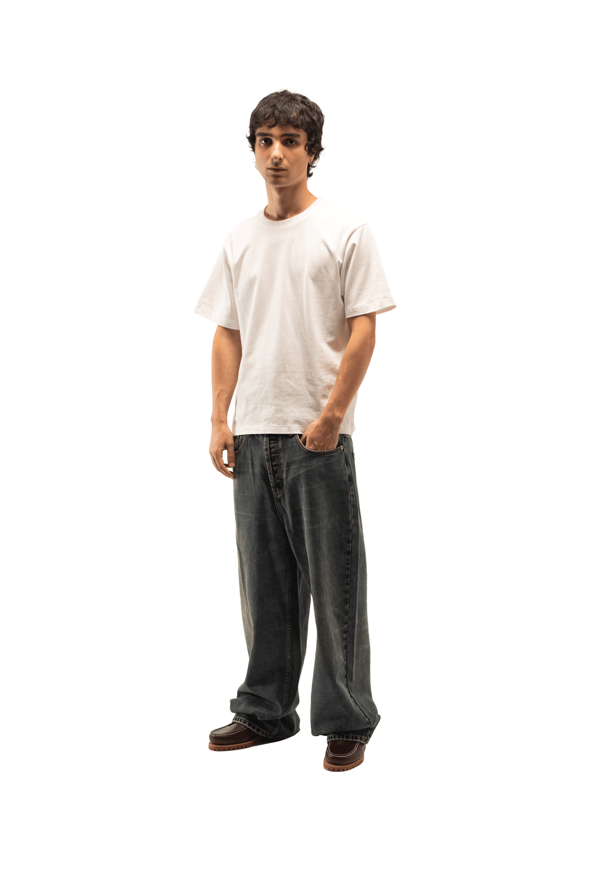 Baggy Washed Denim Pant