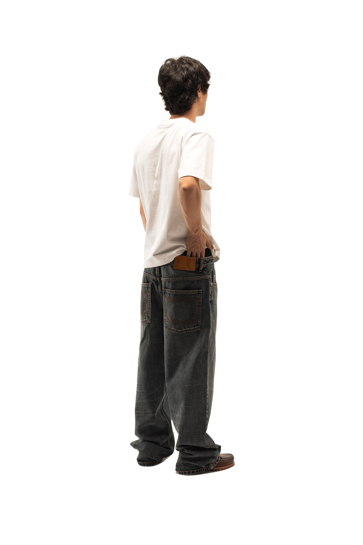 Baggy Washed Denim Pant