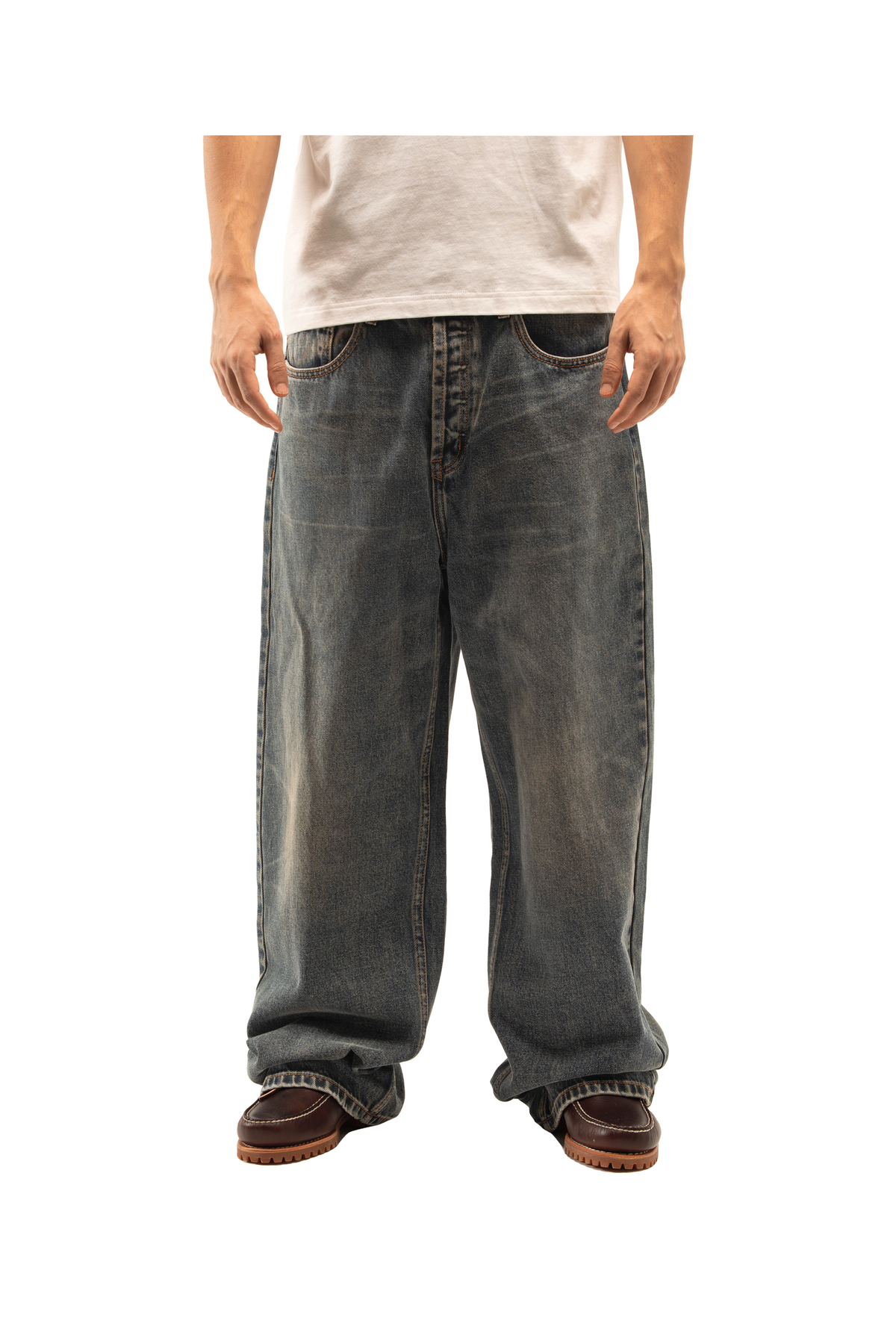 Baggy Washed Denim Pant