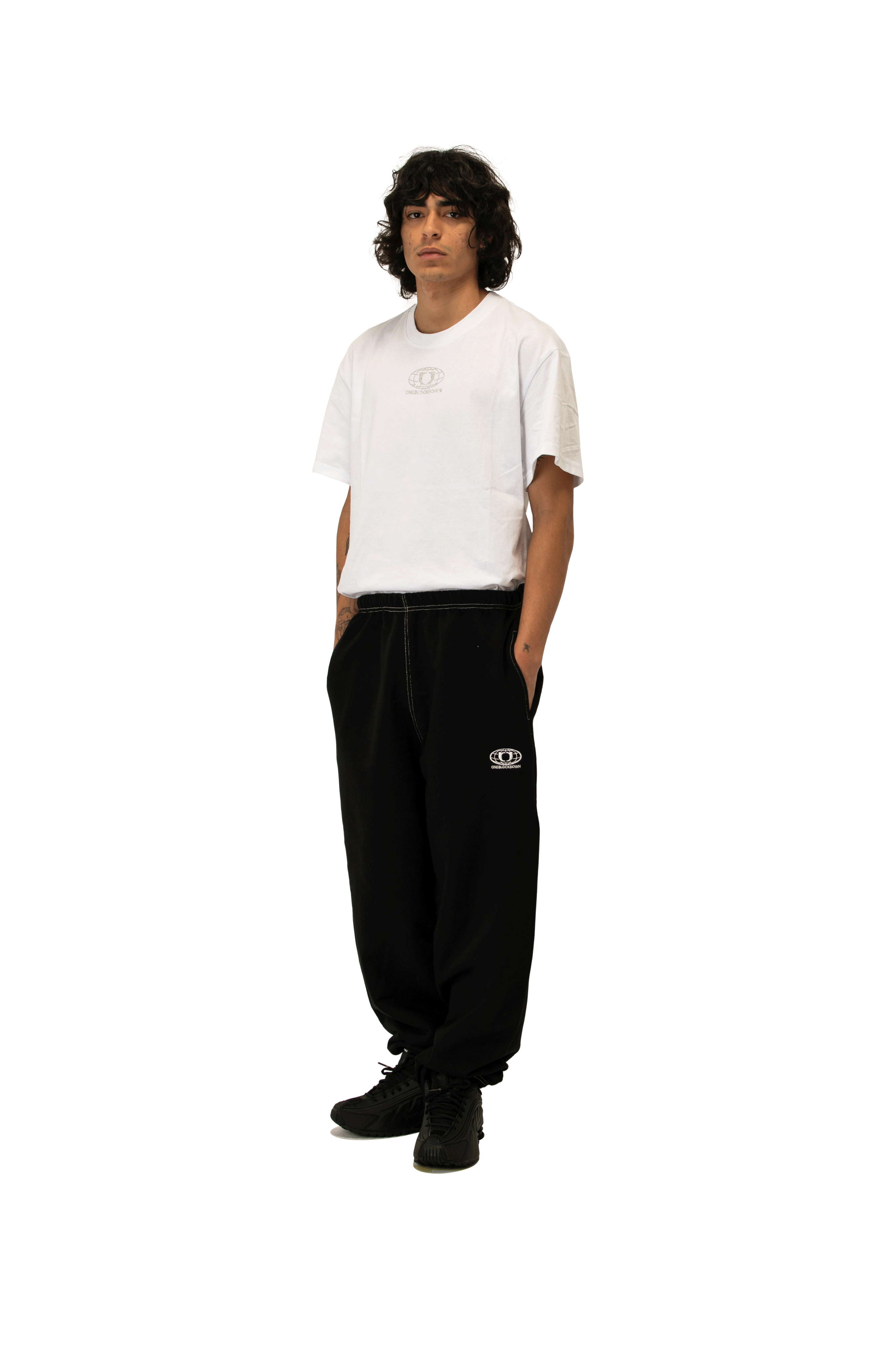 Contrast Logo Sweatpants