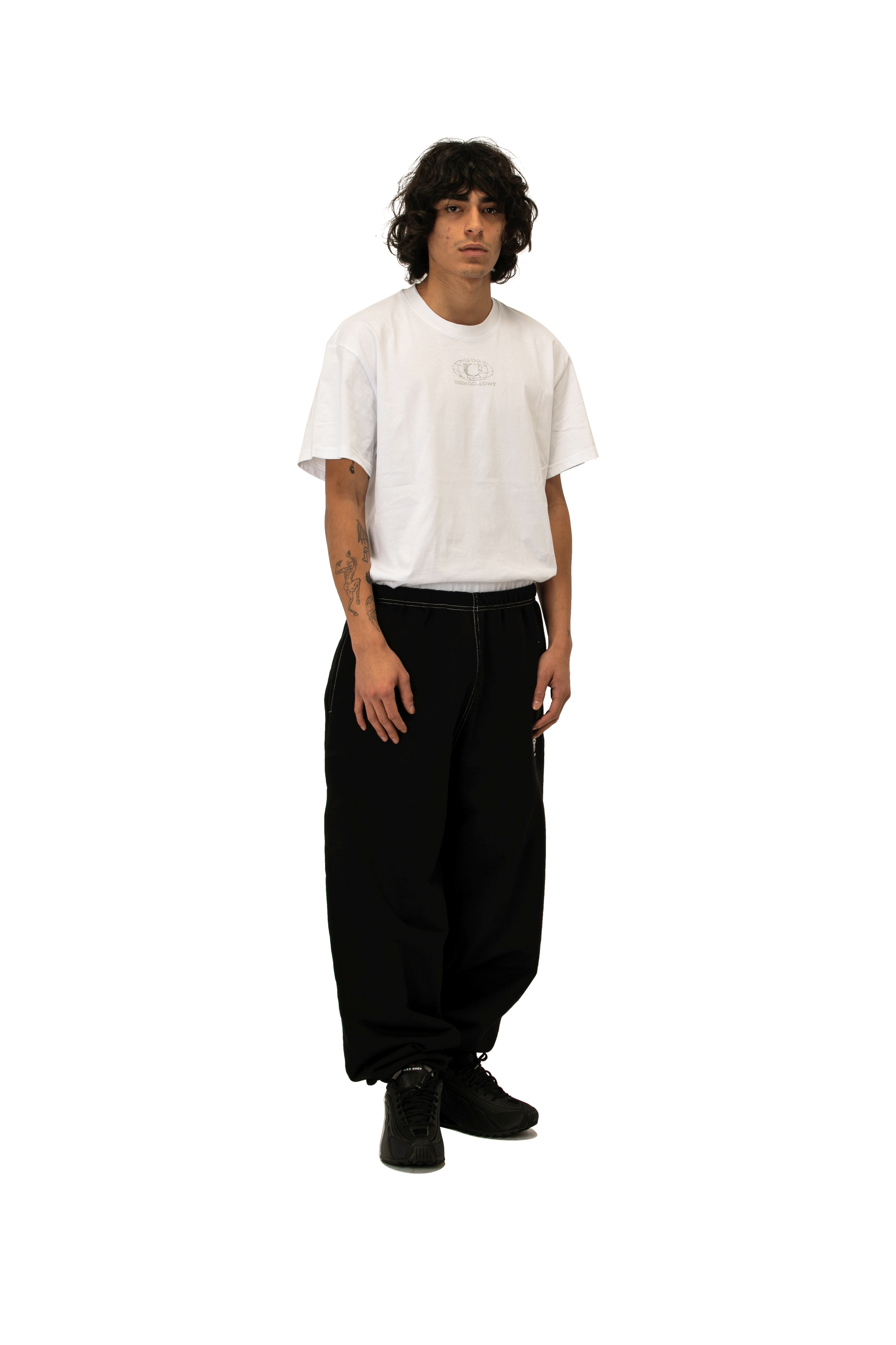 Contrast Logo Sweatpants