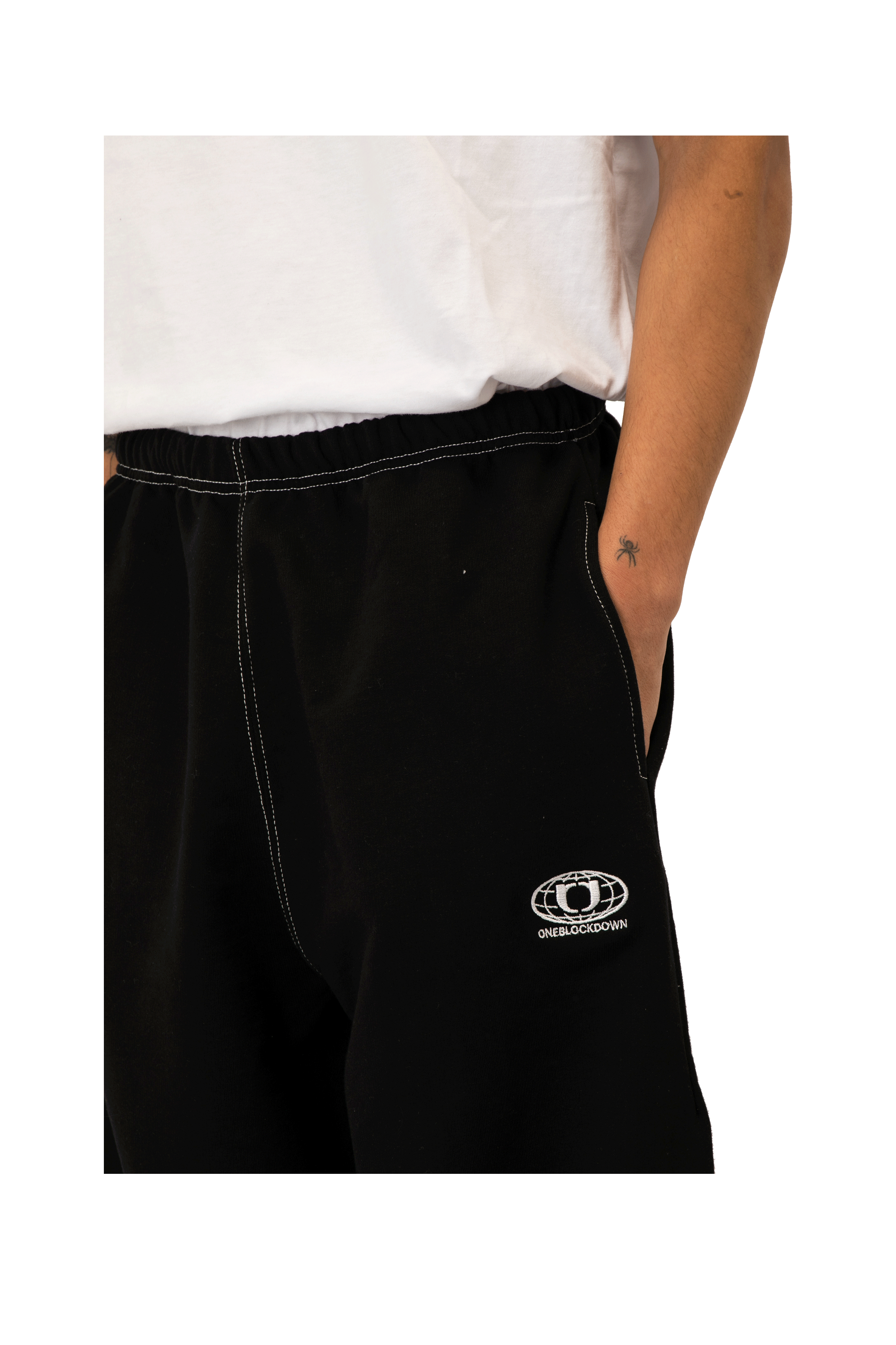 Contrast Logo Sweatpants