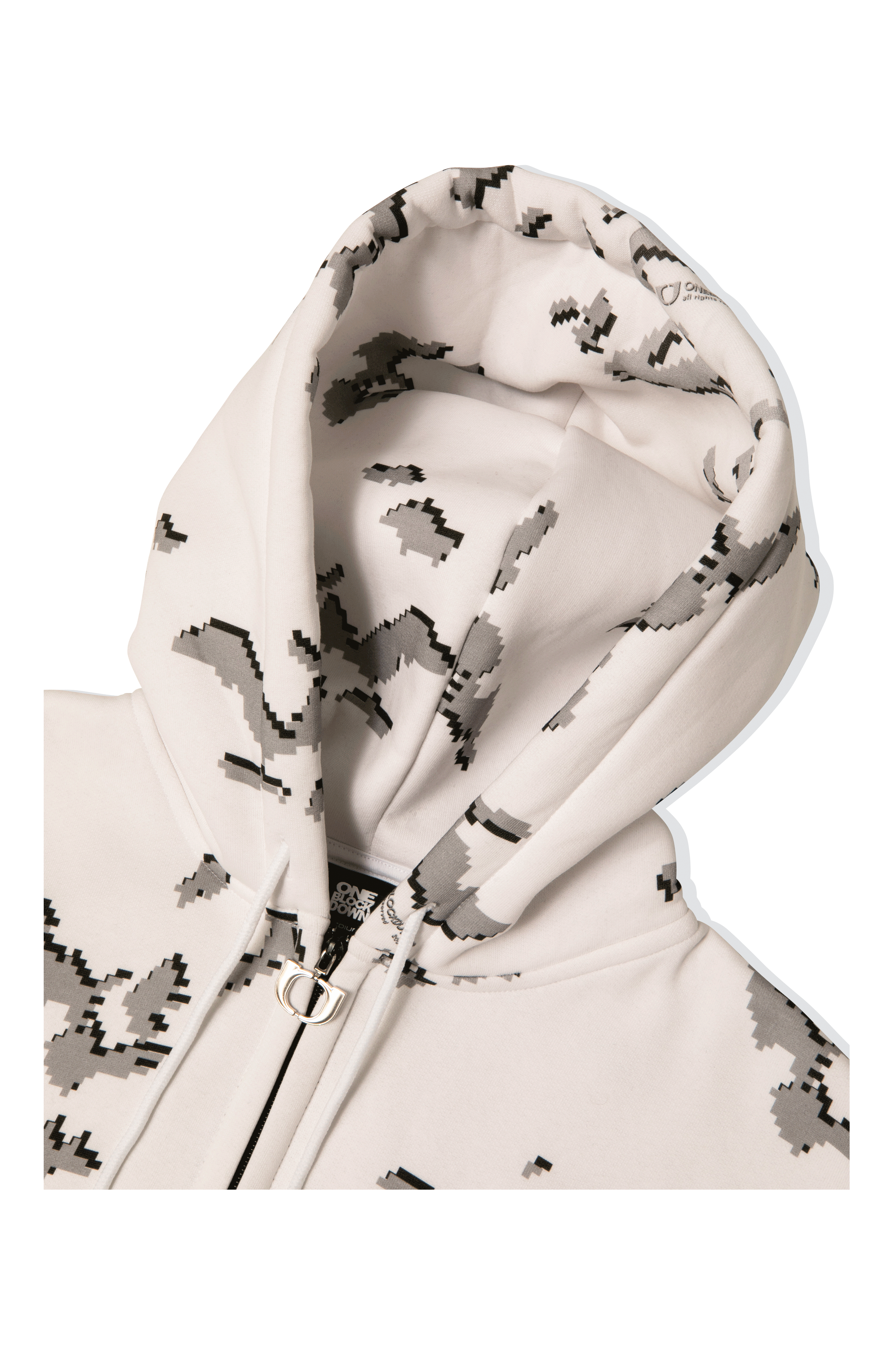 Artic Digi Camo Zipped Hoodie