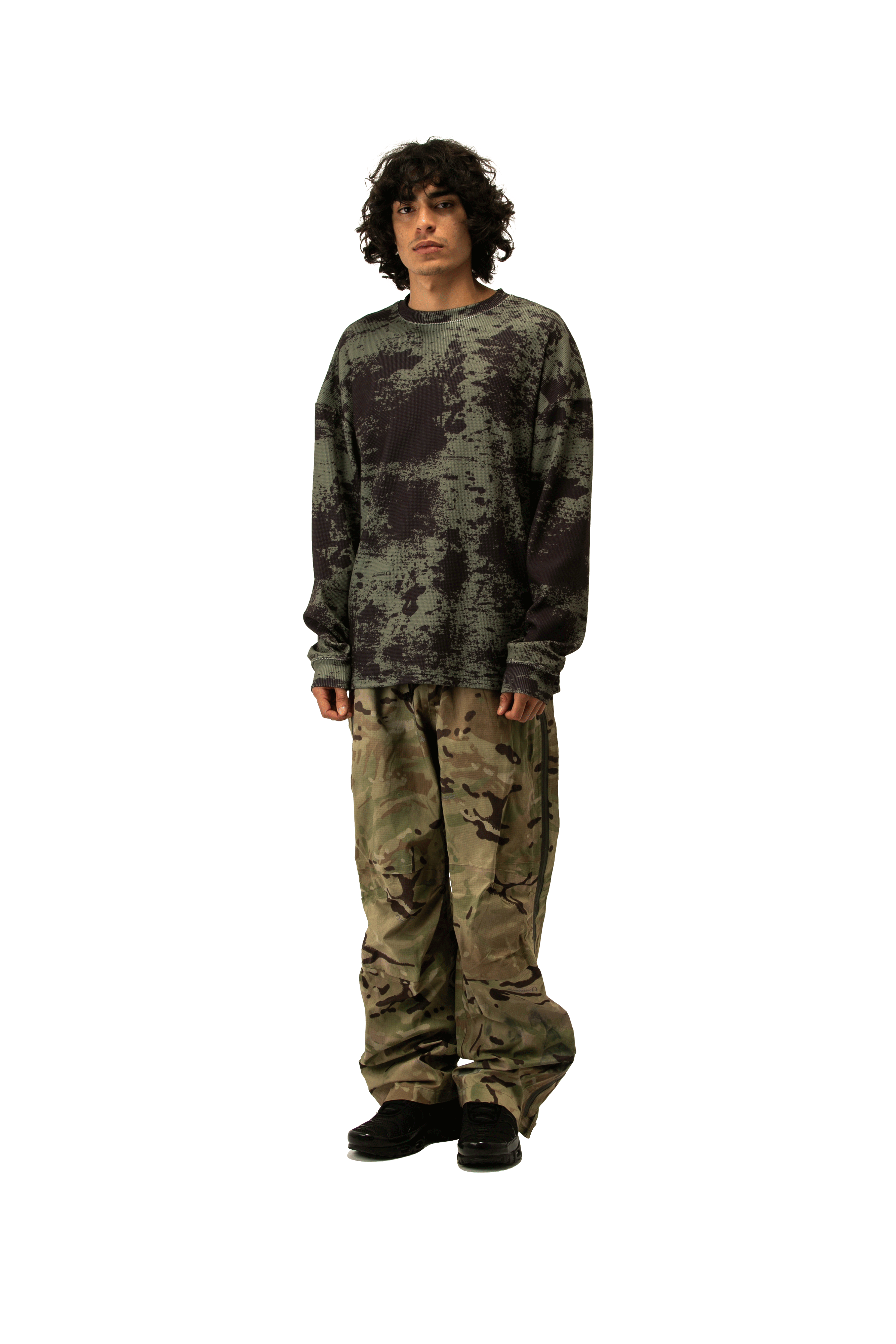 Woods Digi Camo Waffle Crewneck