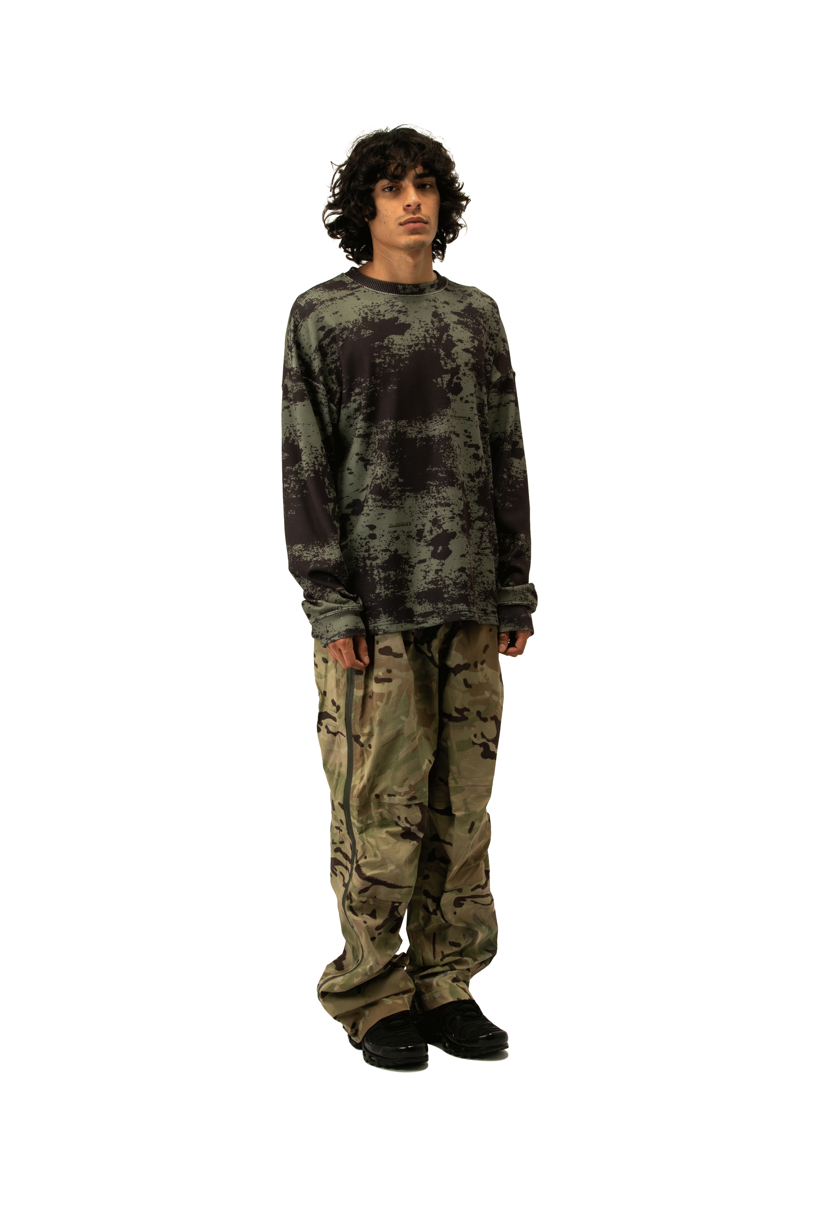 Woods Digi Camo Waffle Crewneck