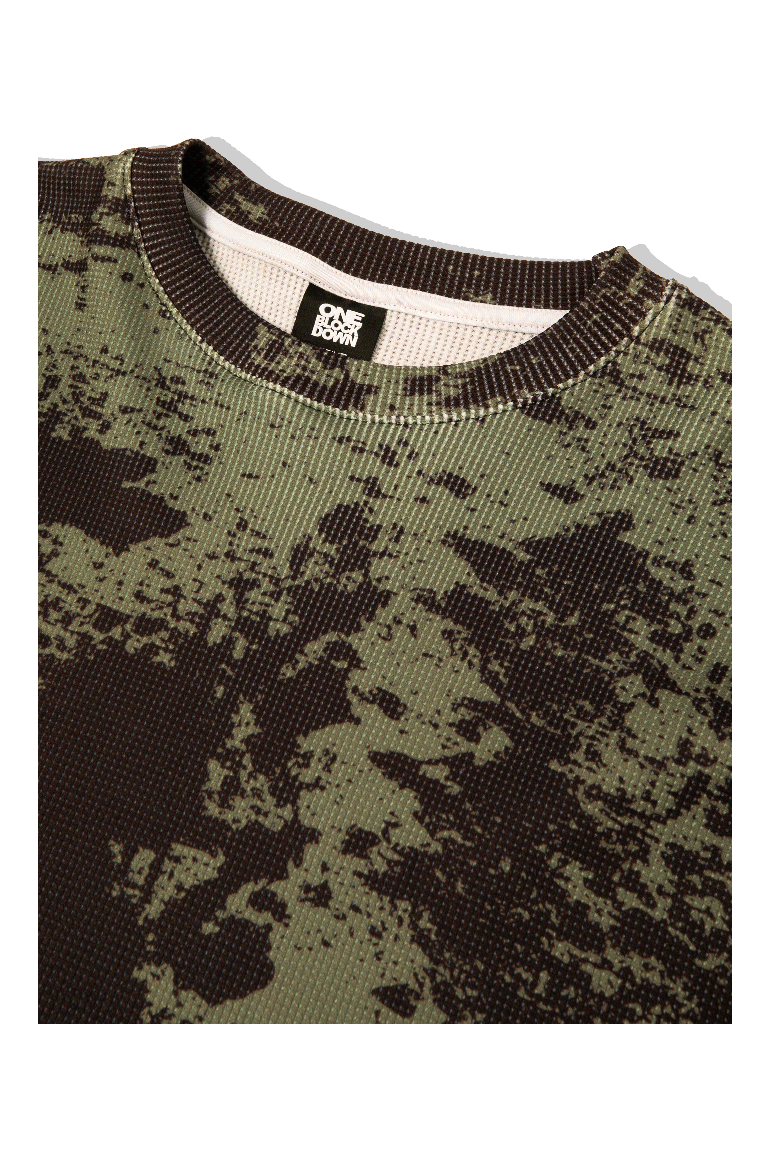 Woods Digi Camo Waffle Crewneck