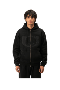 Embroidered Logo Hoodie Zip