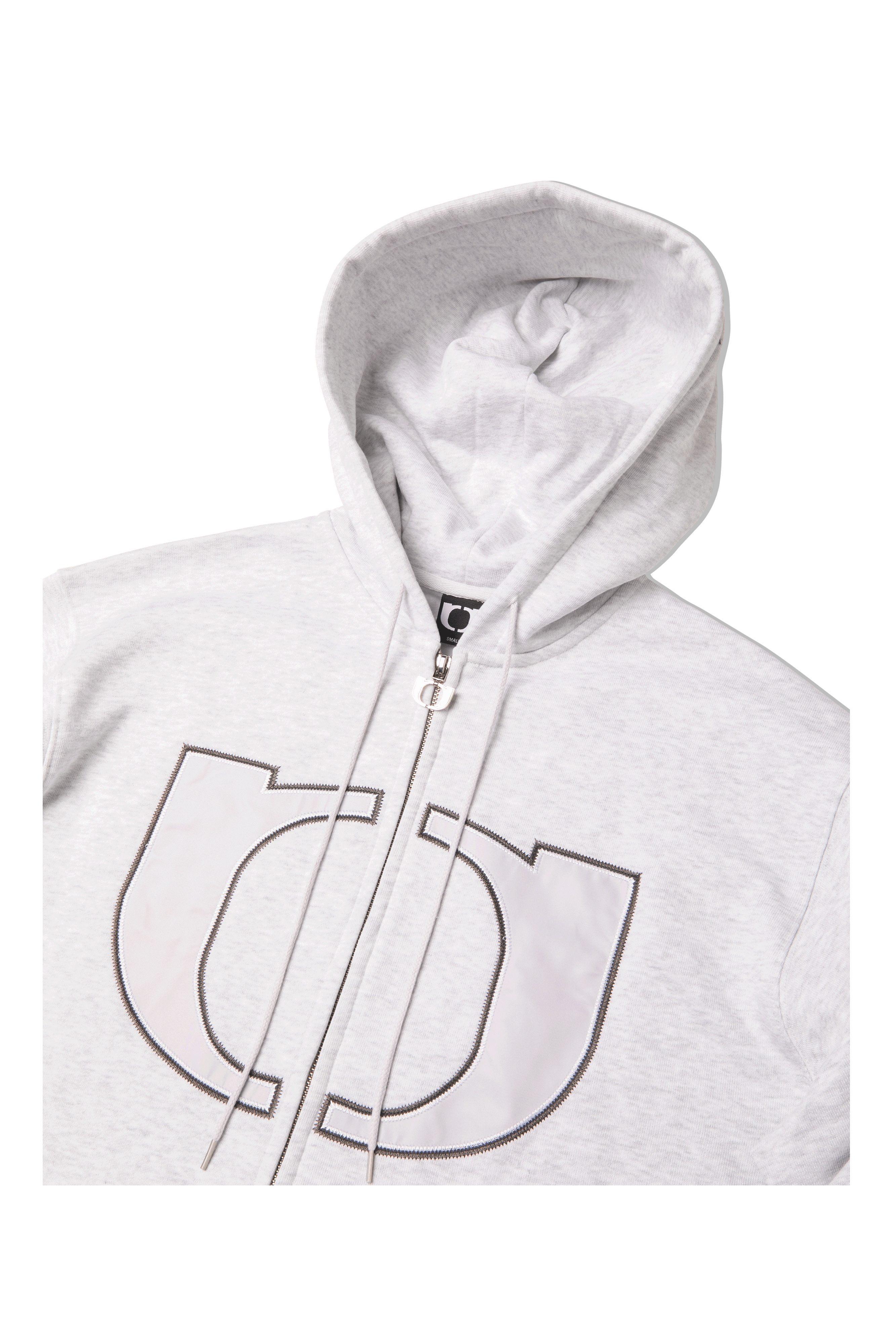 Embroidered Logo Hoodie Zip