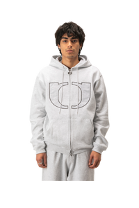 Embroidered Logo Hoodie Zip