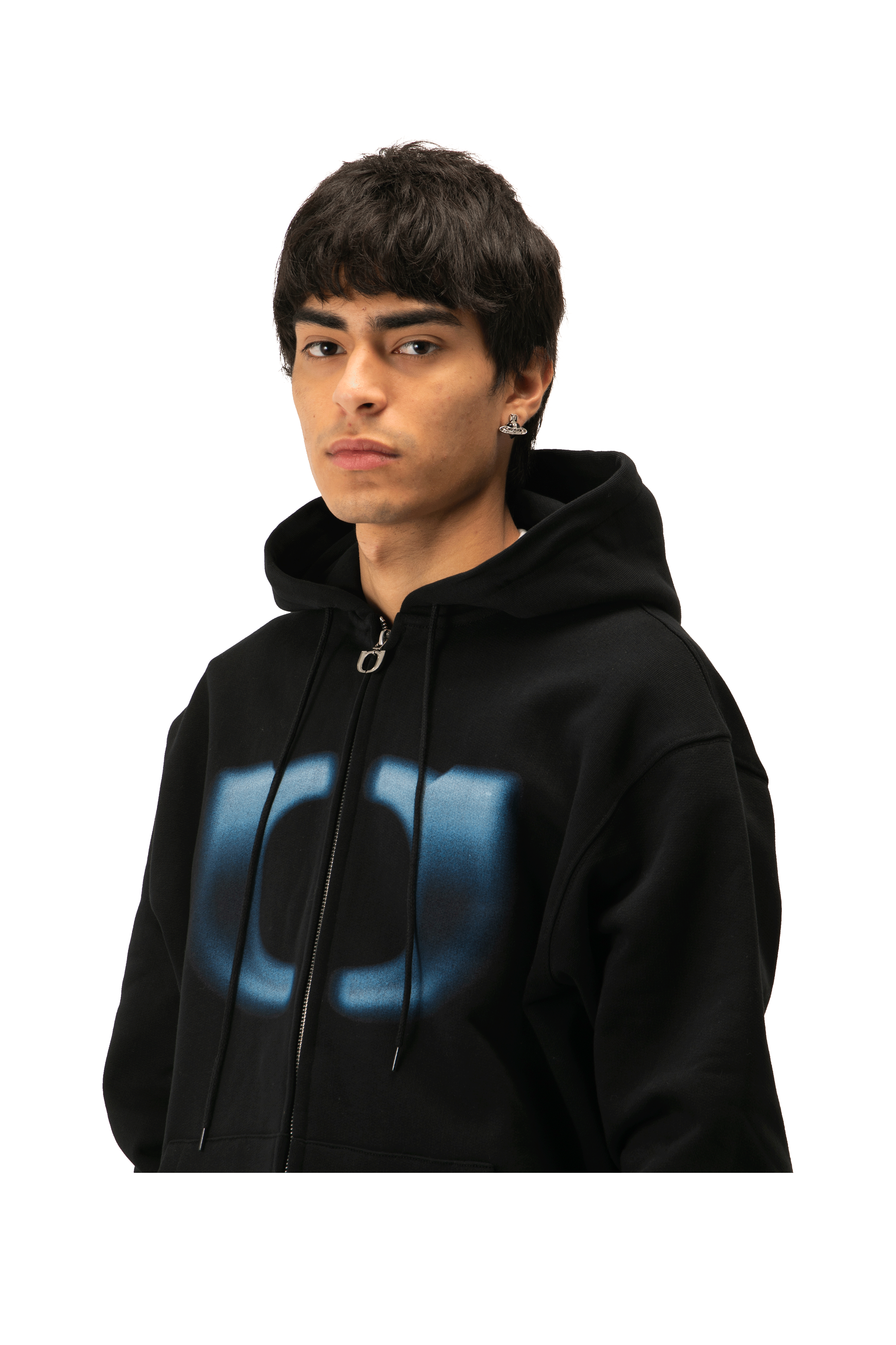 Faded Logo Hoodie Zip