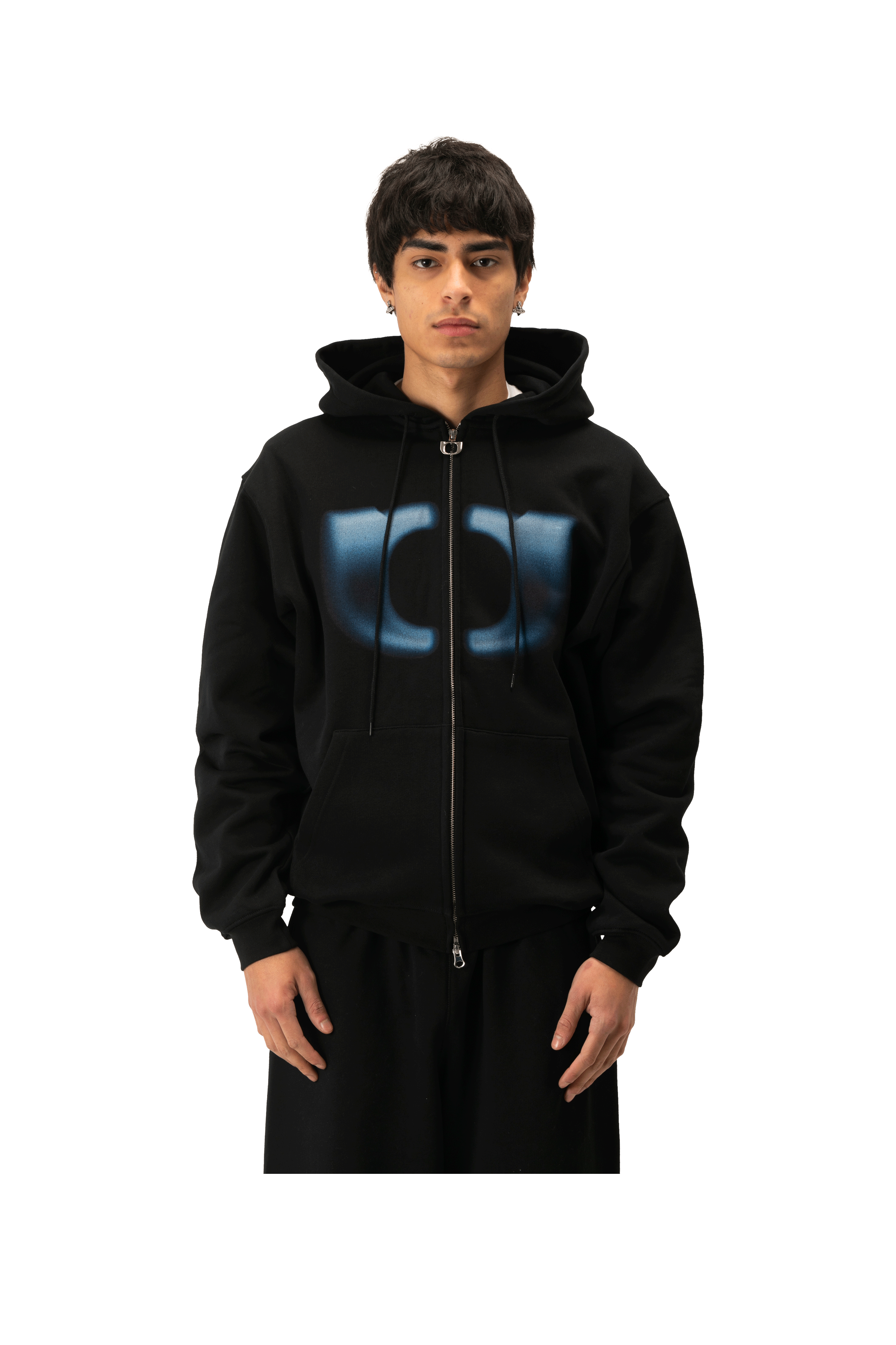 Faded Logo Hoodie Zip