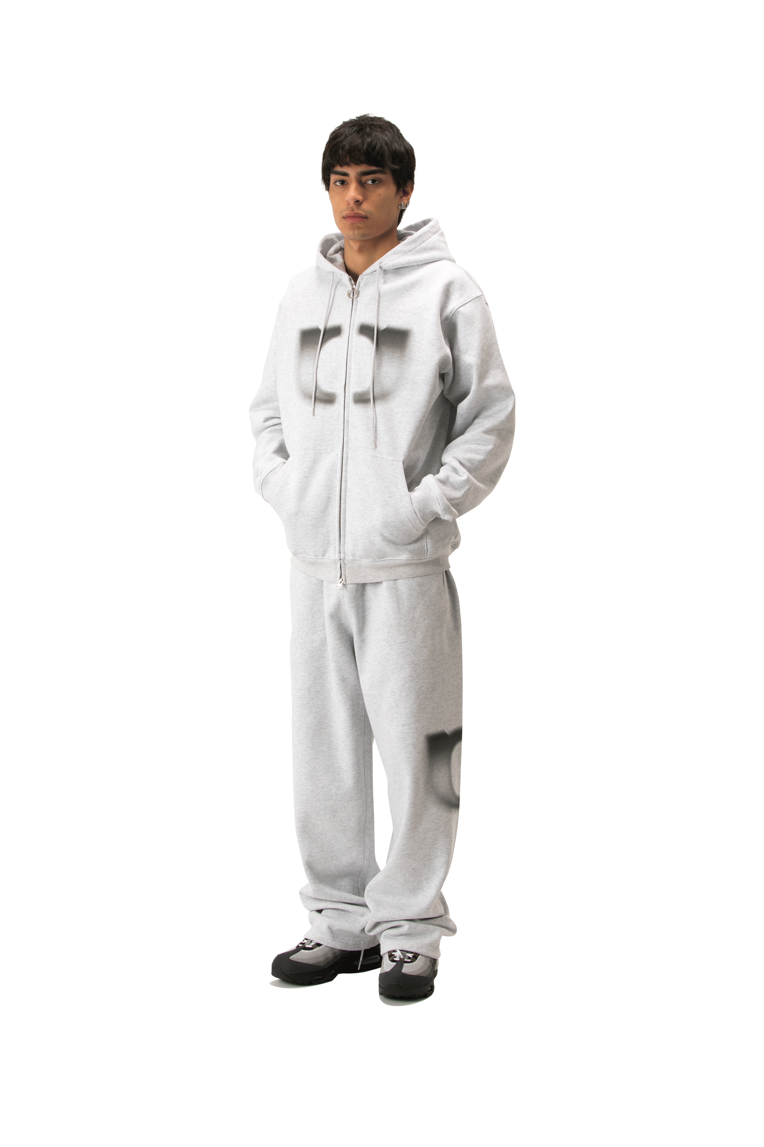 Faded Logo Hoodie Zip