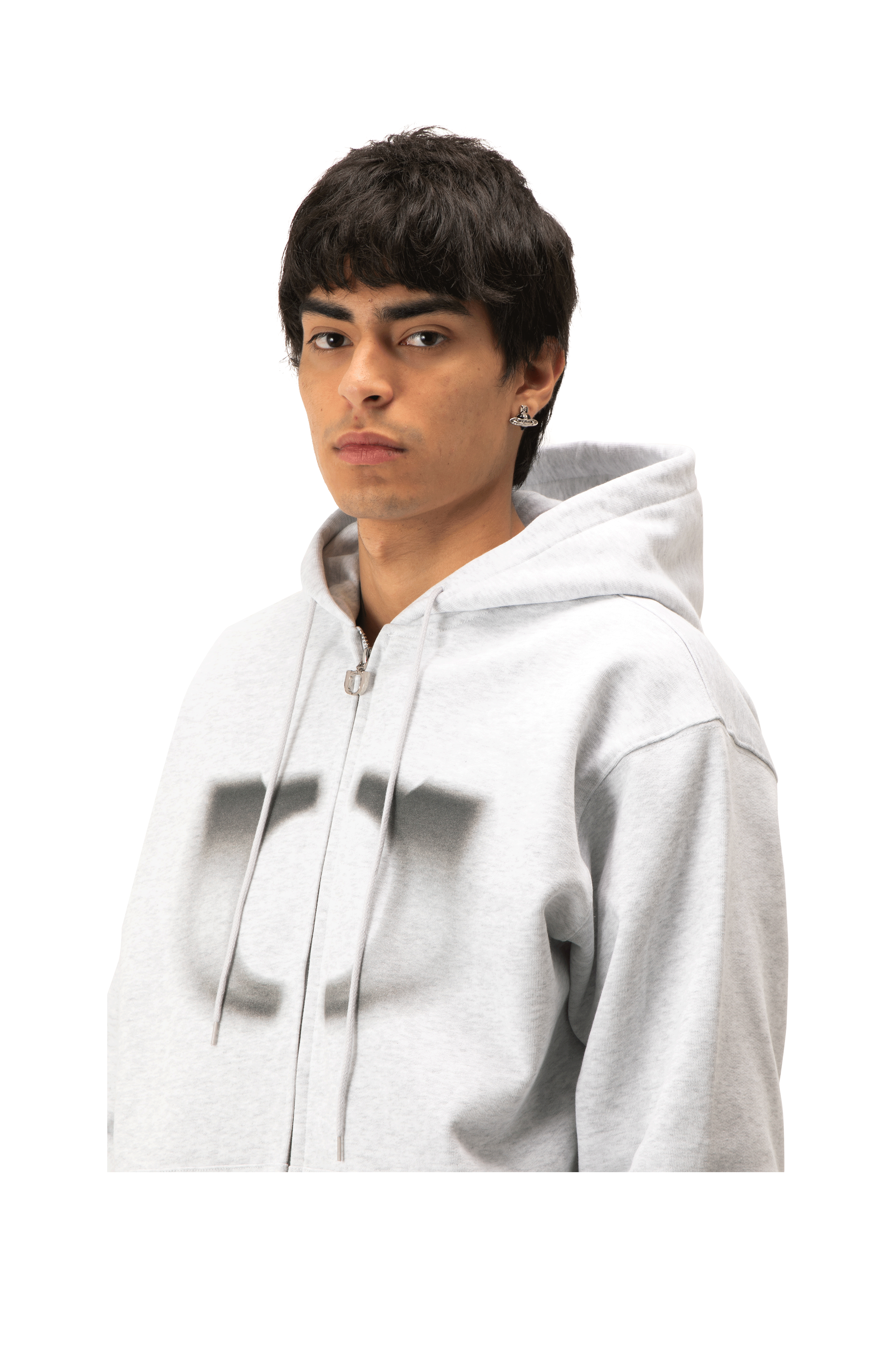Faded Logo Hoodie Zip
