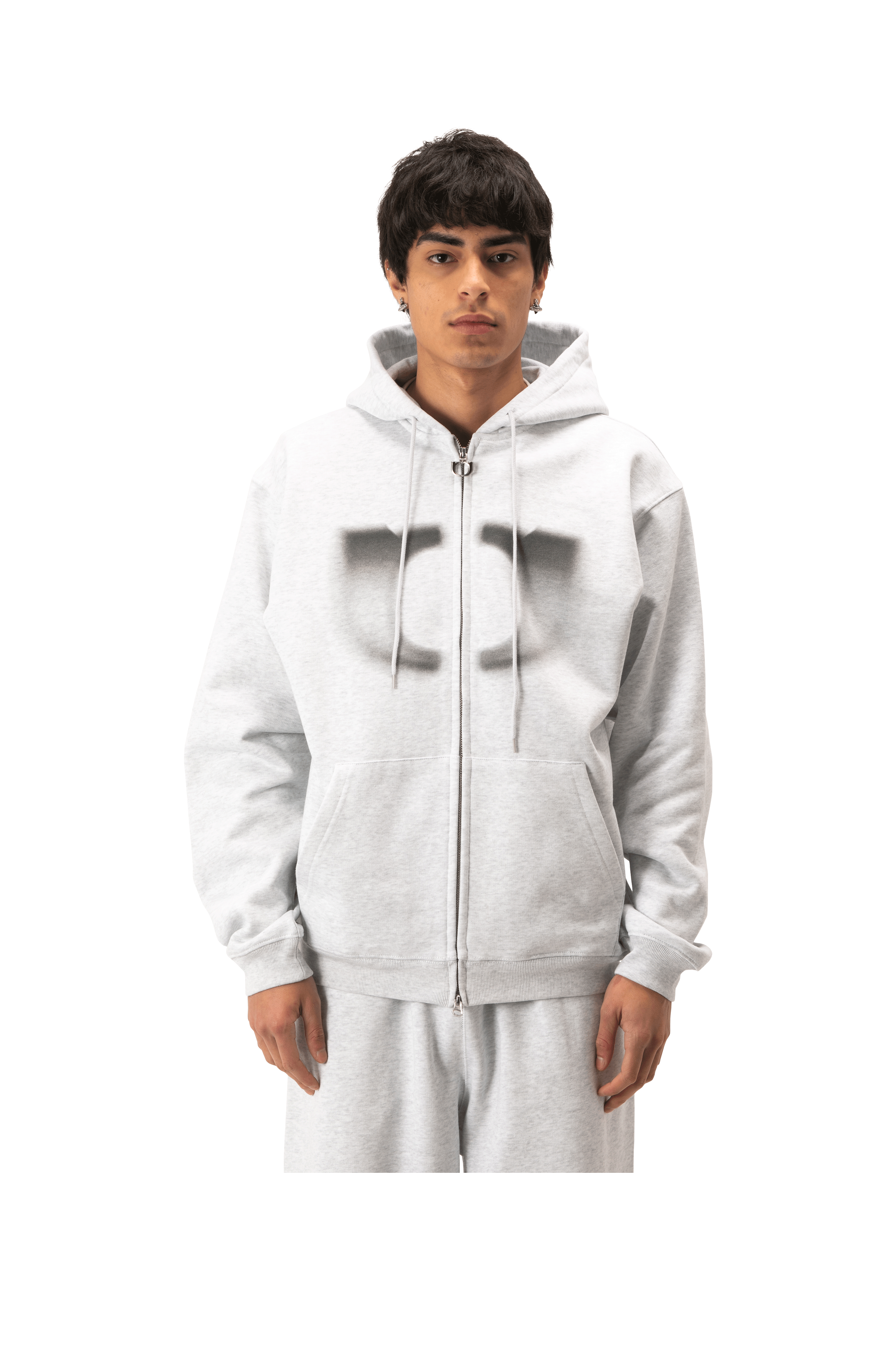 Faded Logo Hoodie Zip