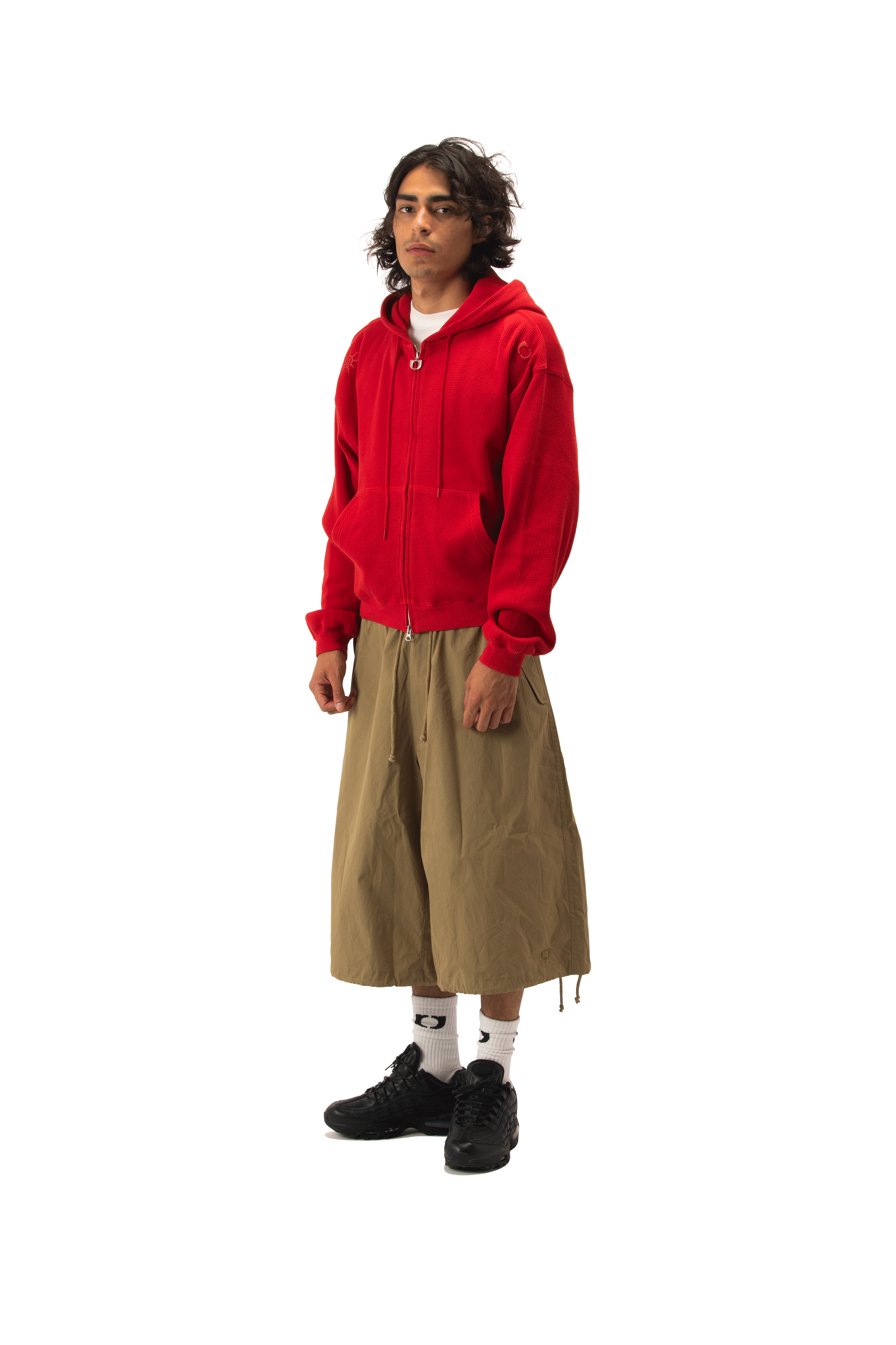 Waffle ZipUp Hoodie