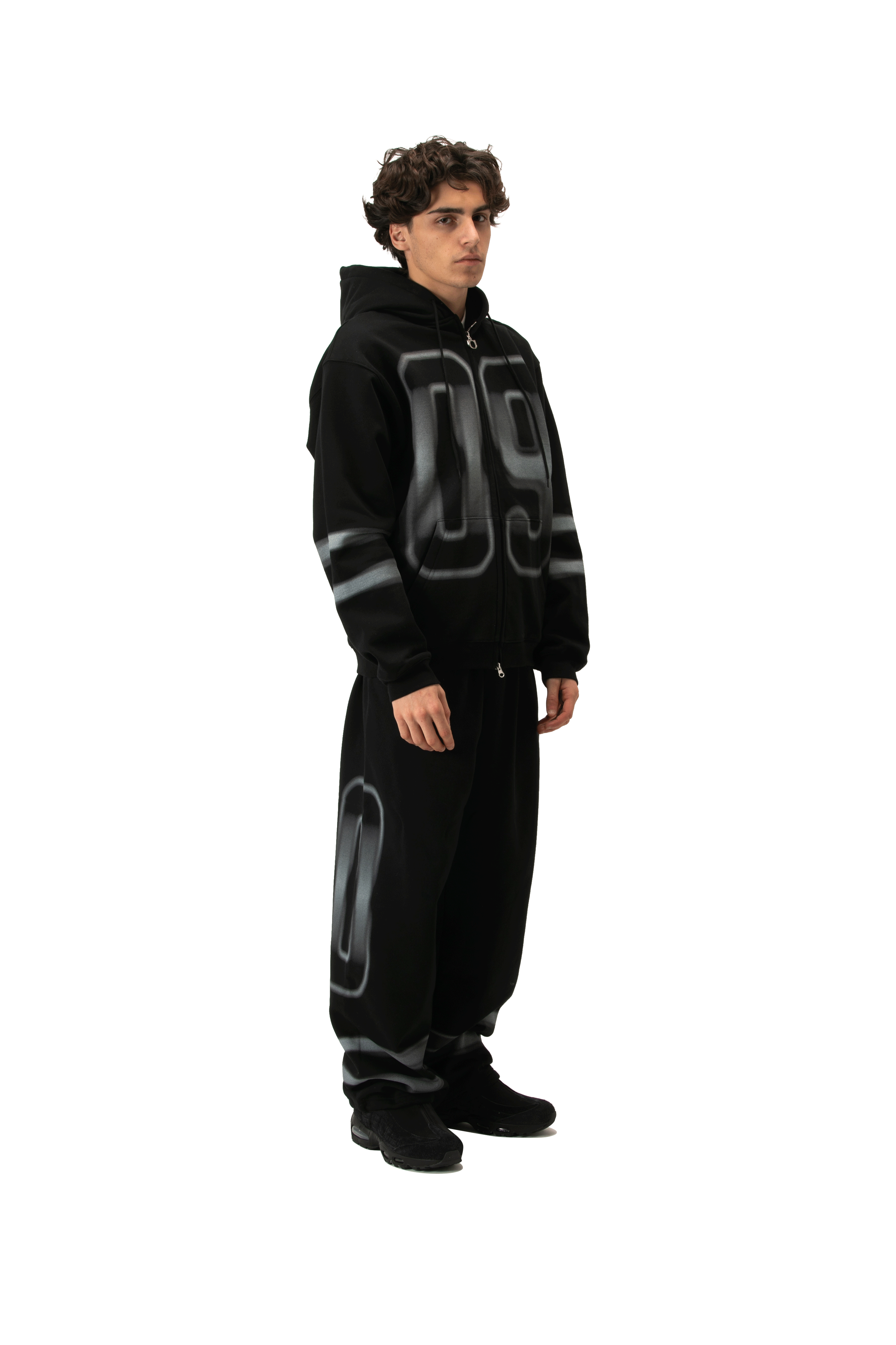 Hockey Helmet Zip-Up Hoodie