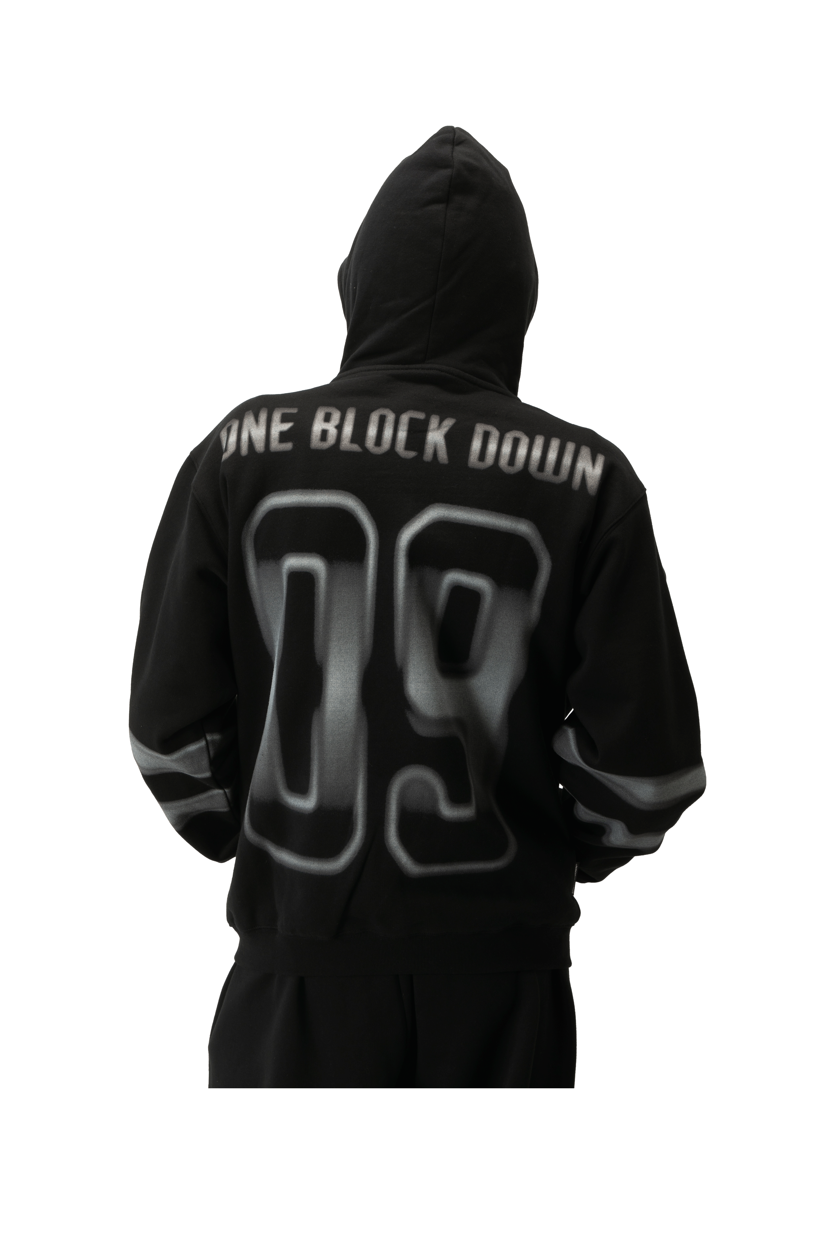 Hockey Helmet Zip-Up Hoodie