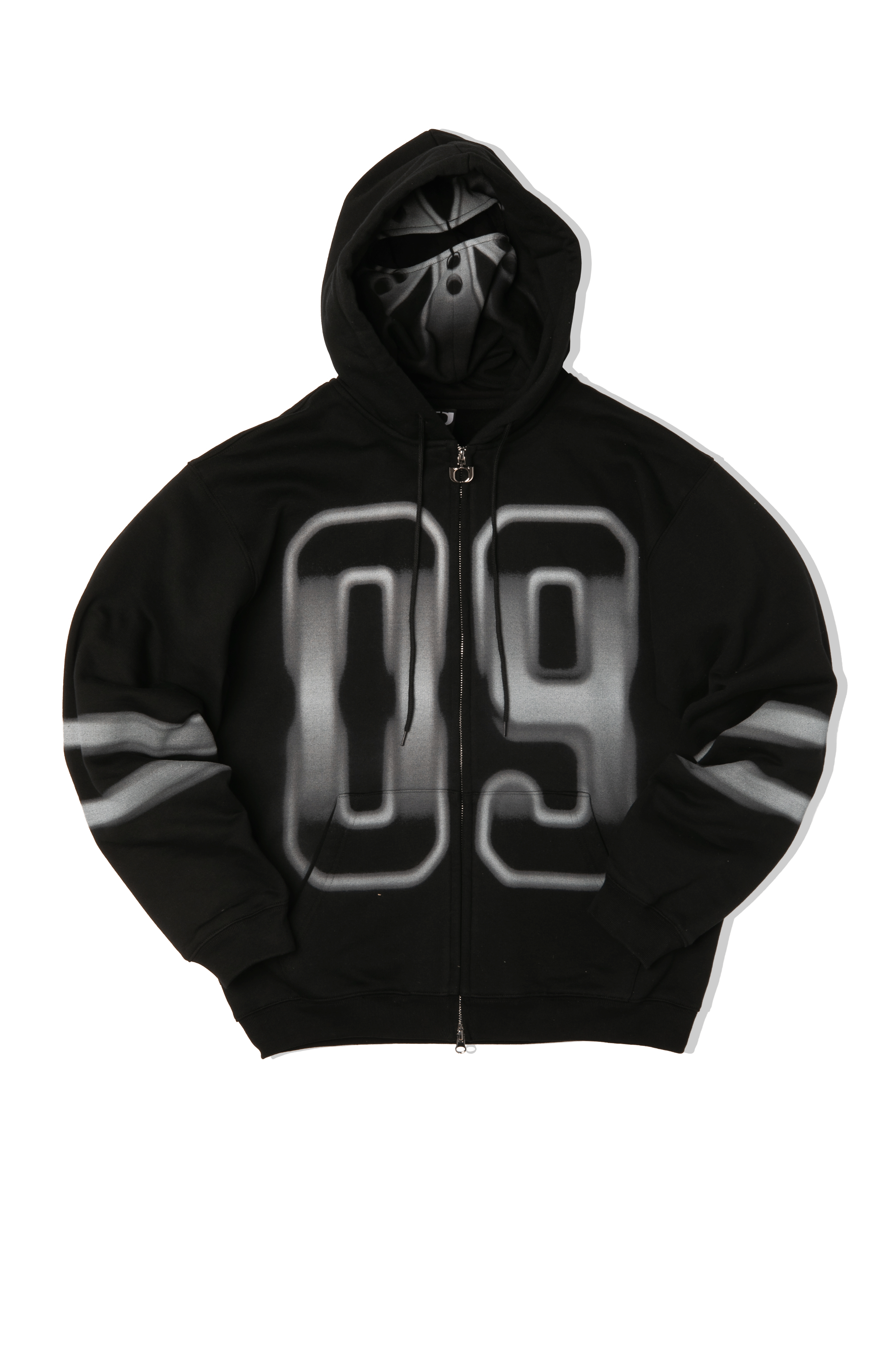 Hockey Helmet Zip-Up Hoodie