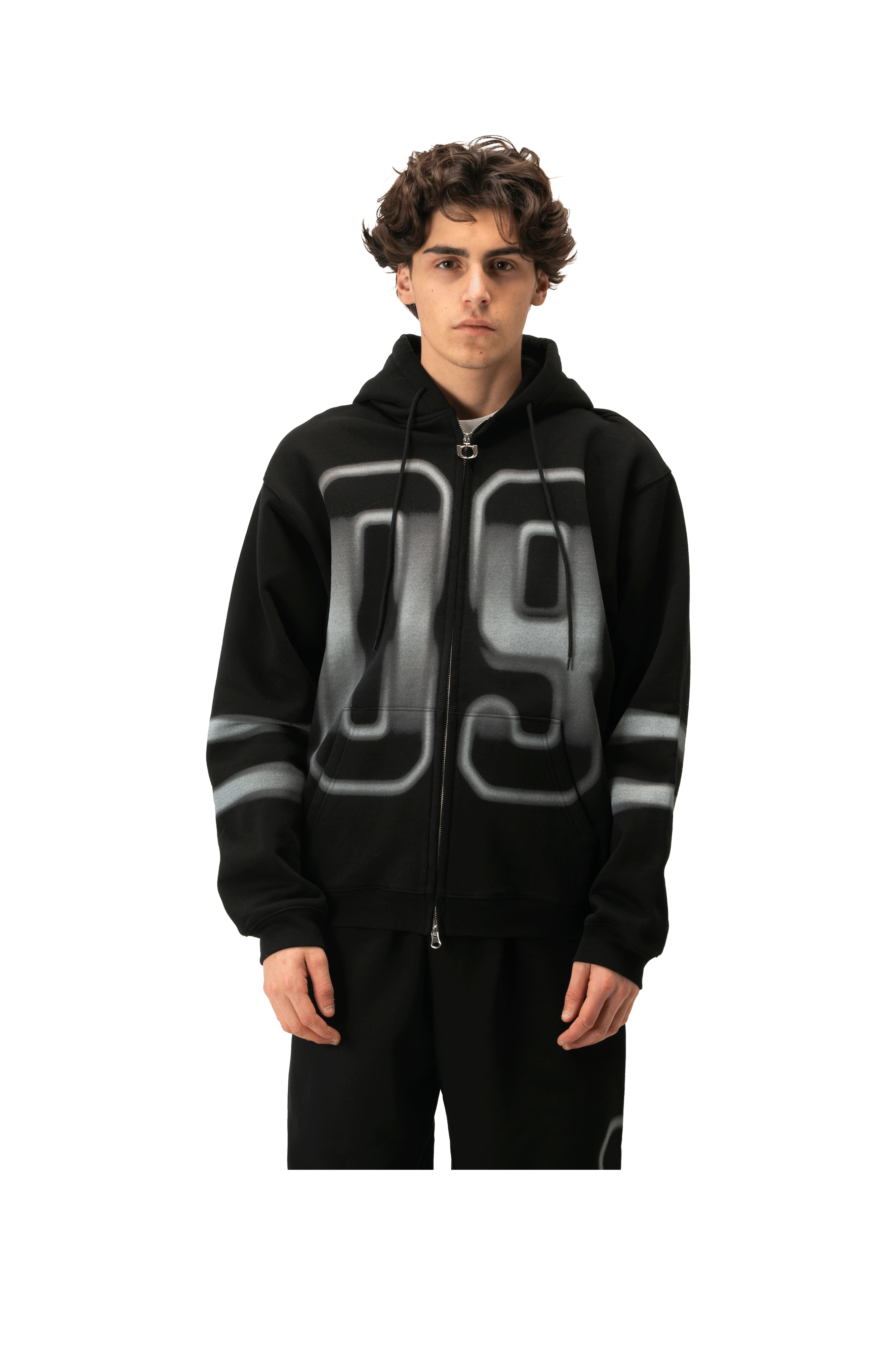 Hockey Helmet Zip-Up Hoodie
