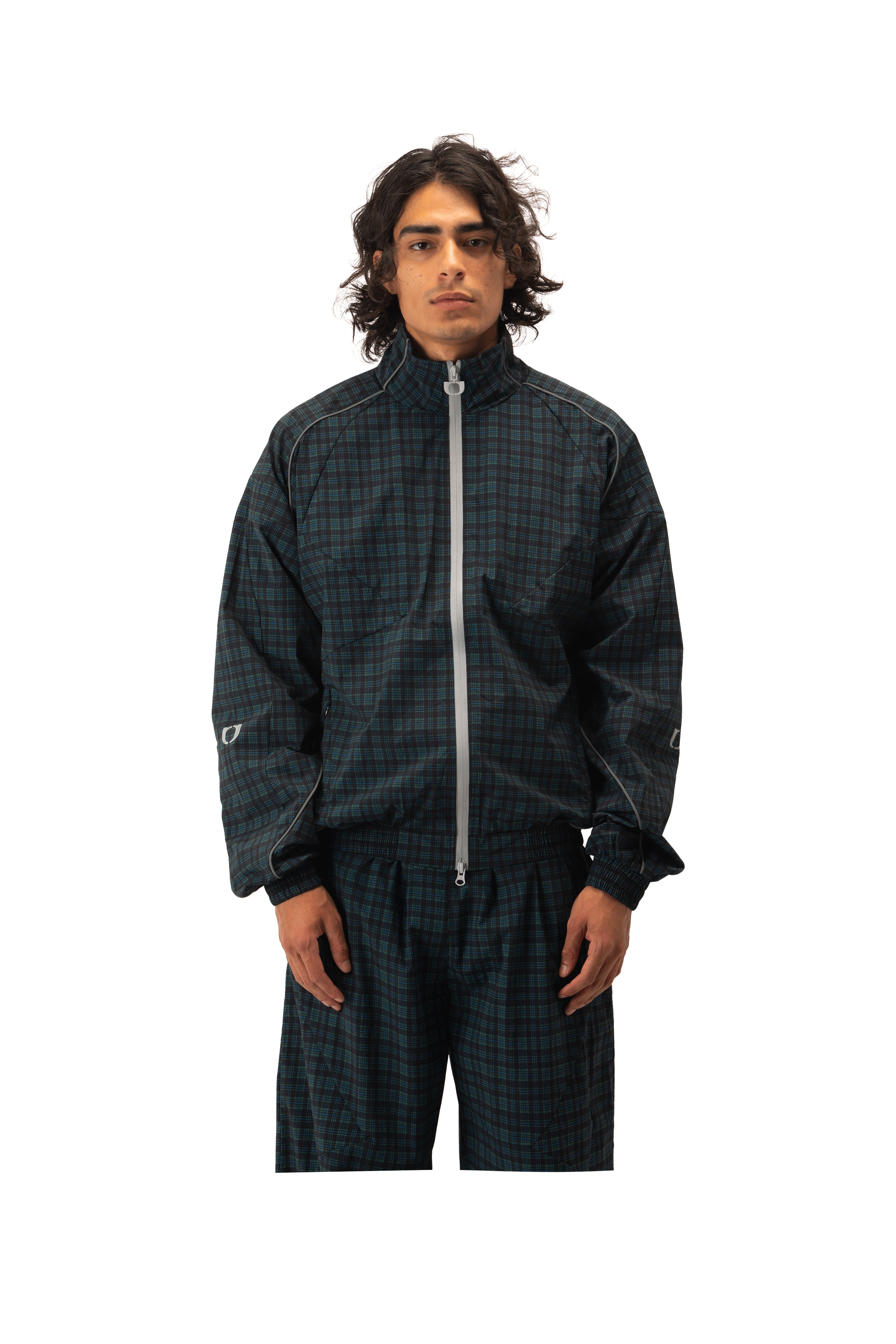Stars Mix Print Track Jacket
