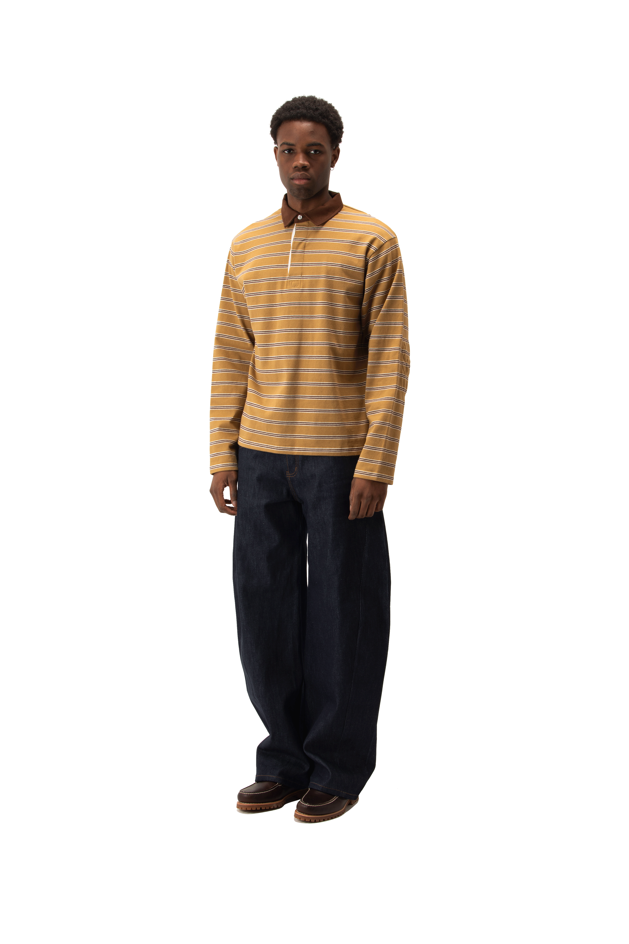 Link Logo Striped Polo