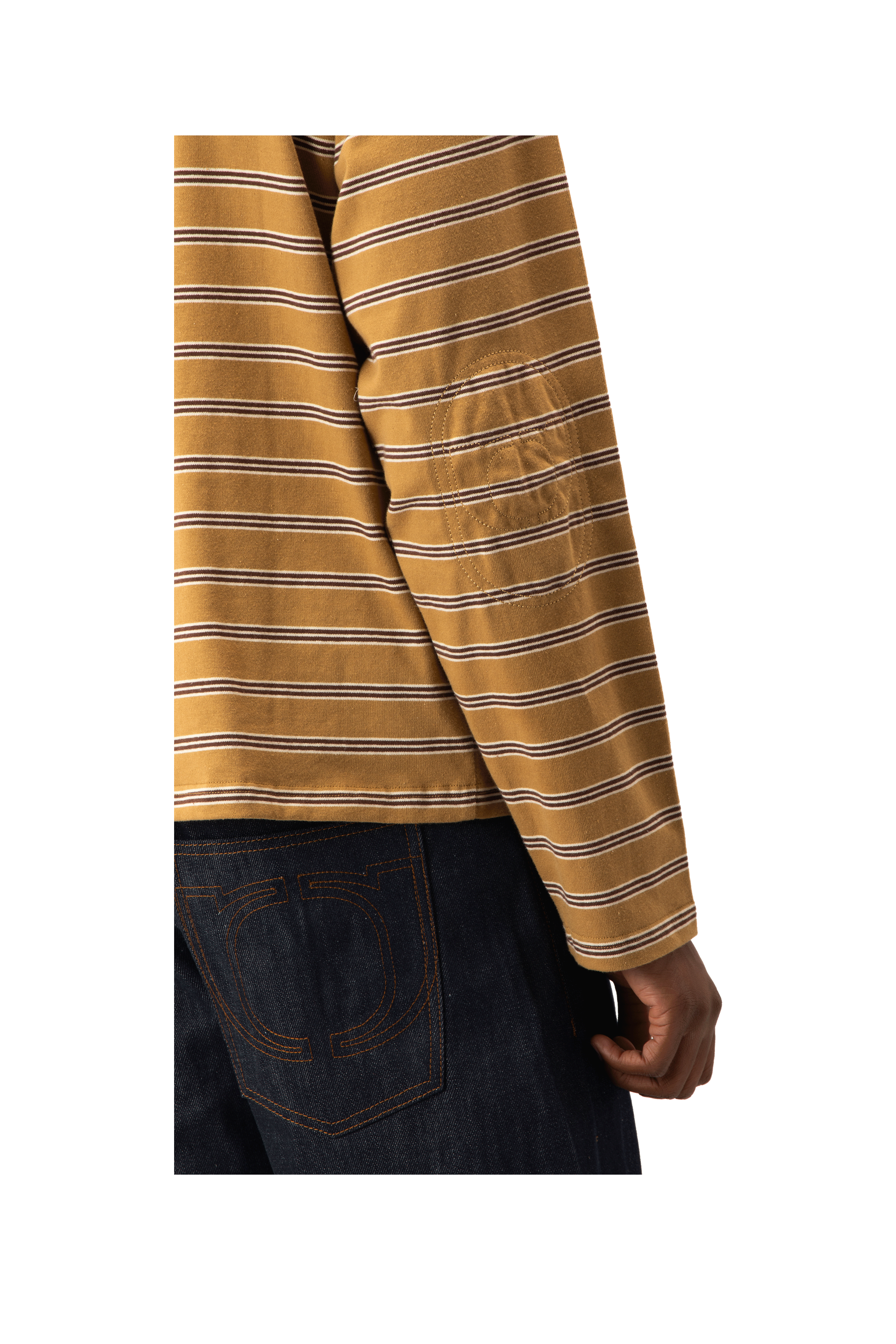 Link Logo Striped Polo