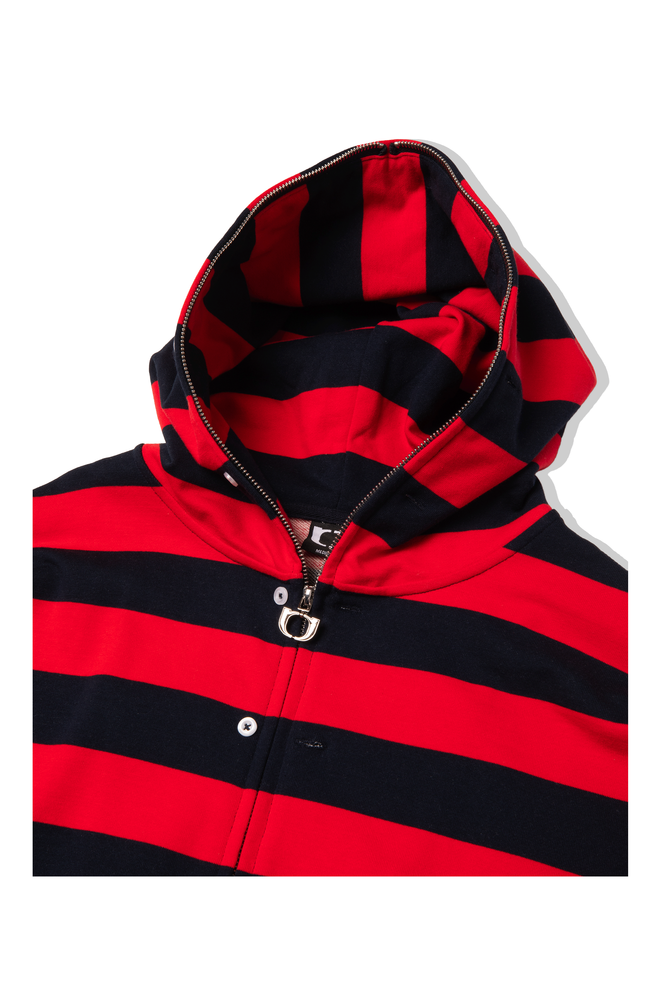 Button Up Zip-Up Sweatshirt