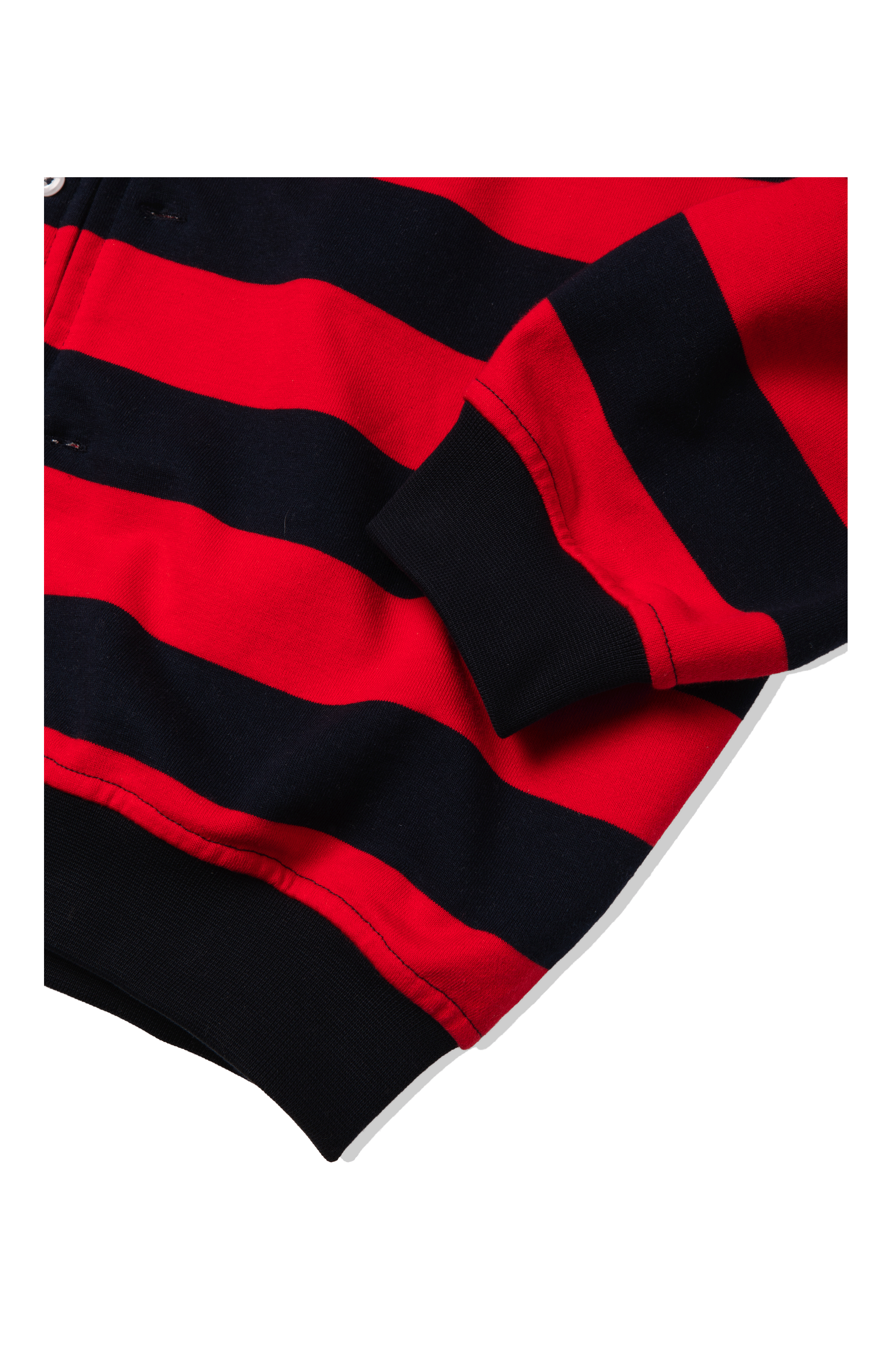 Button Up Zip-Up Sweatshirt