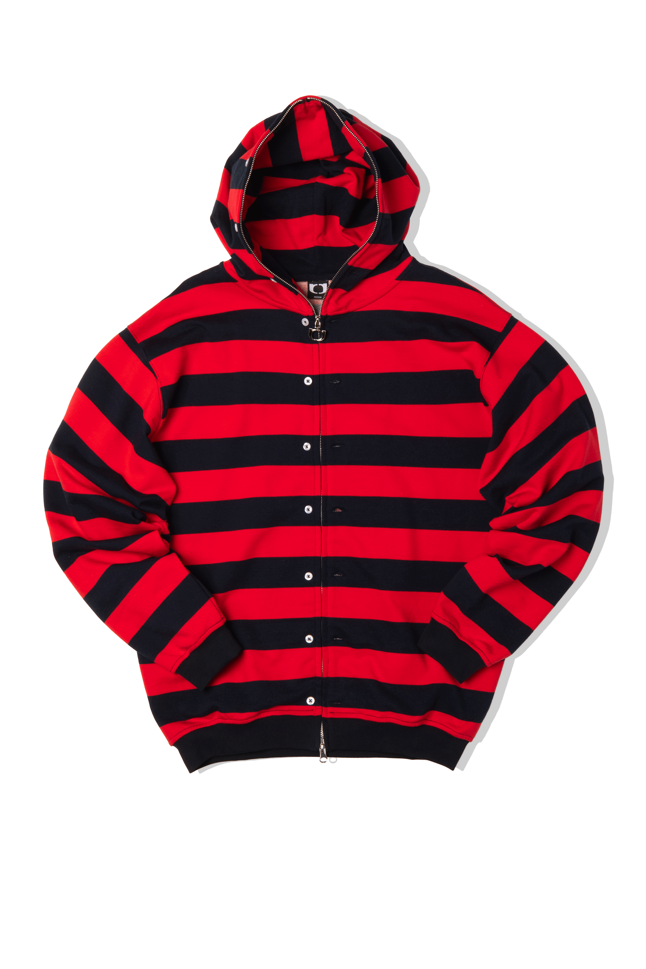 Button Up Zip-Up Sweatshirt