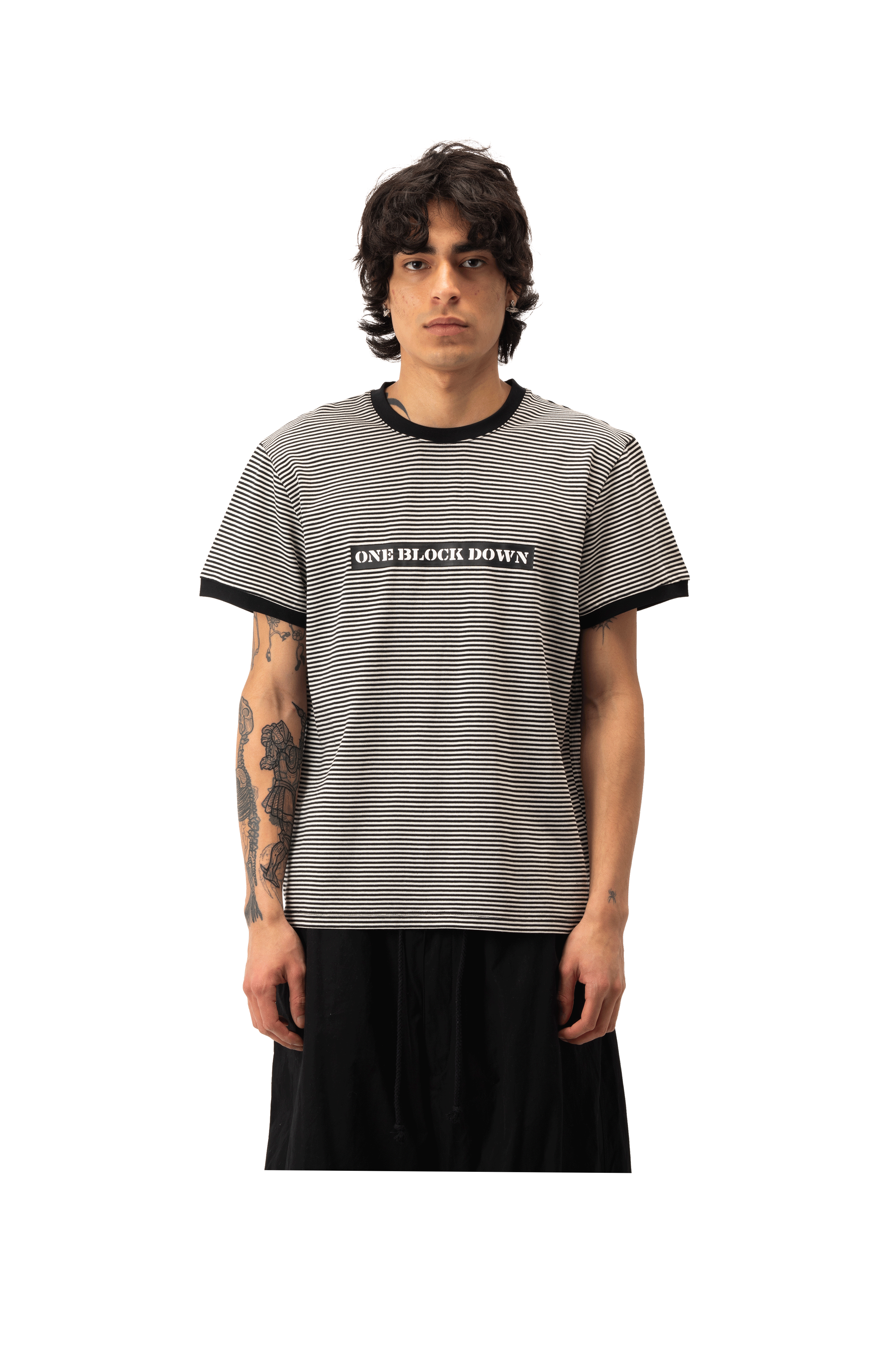 Jacquard Stripes Tee