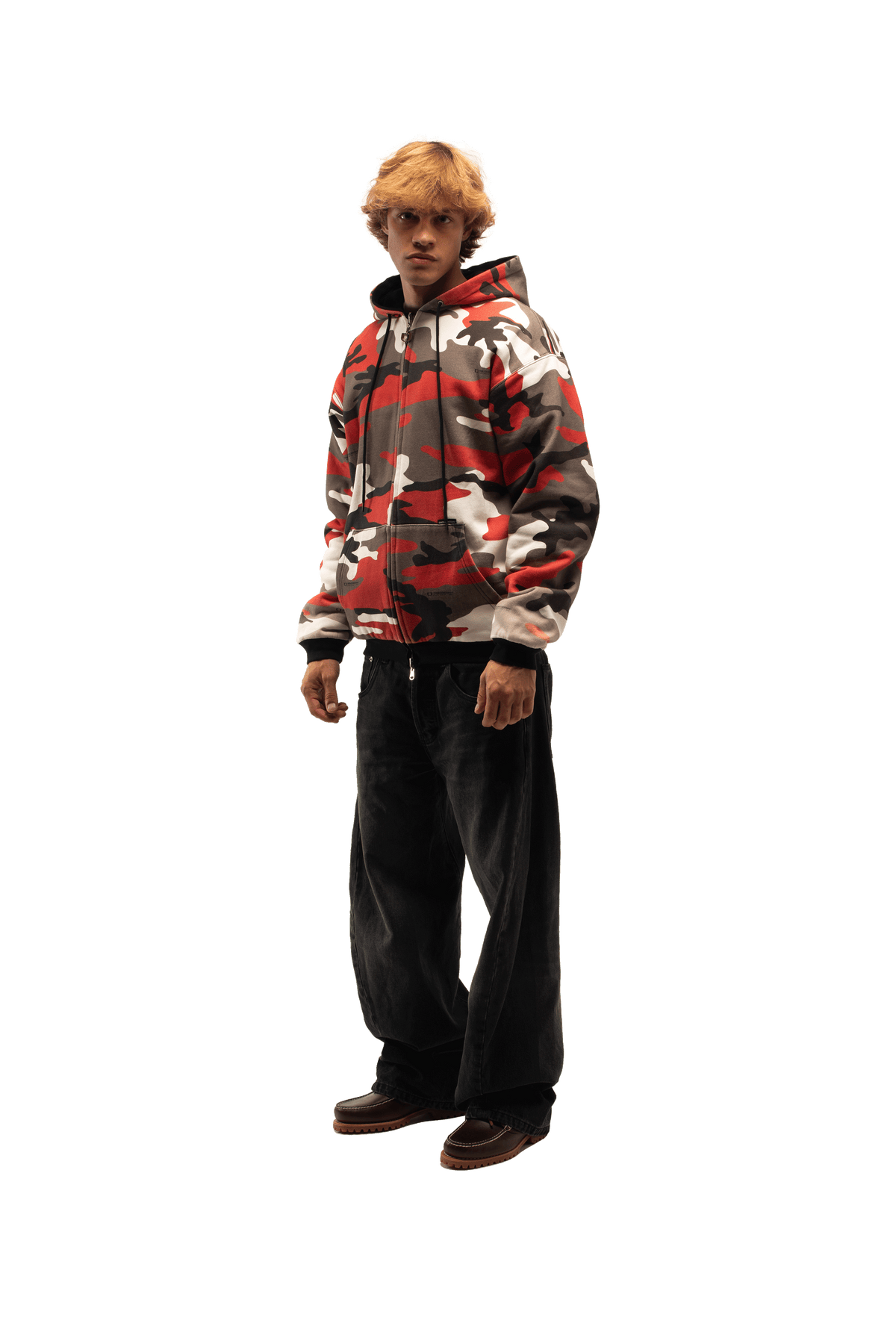 Camo Fleece Hoodie
