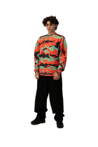 Fireleaf Camo Knitted Crewneck