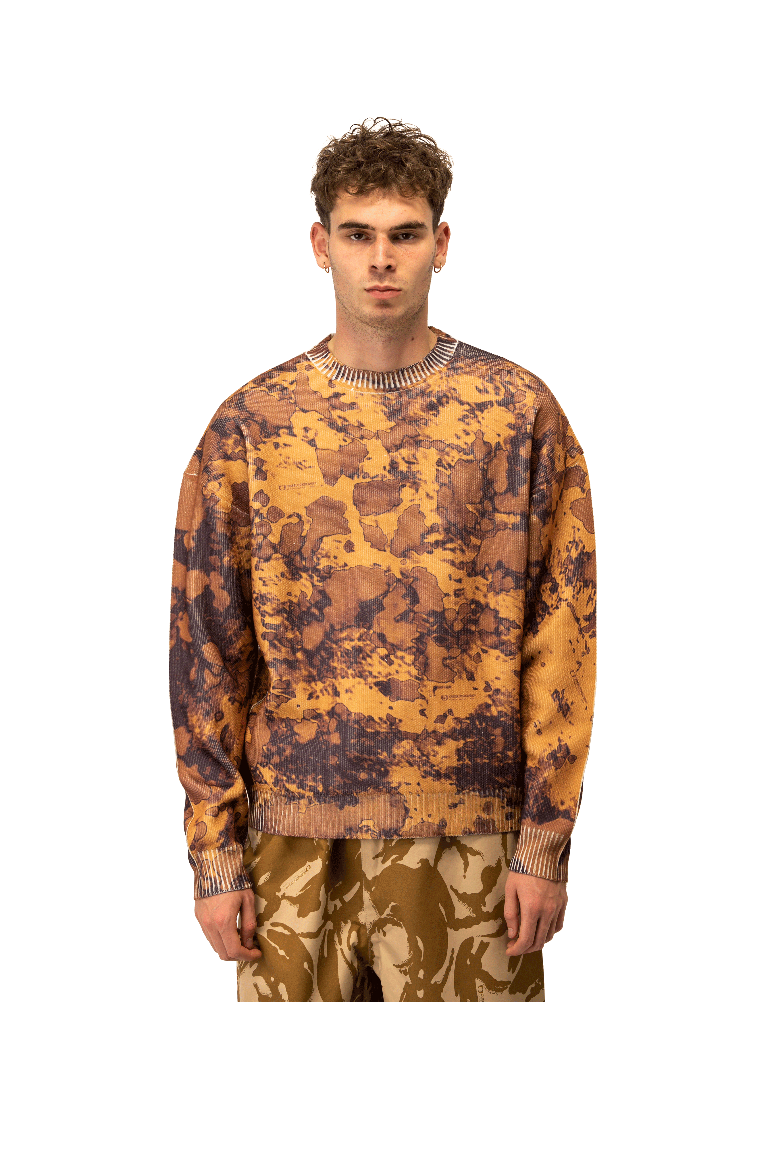 Liquid Camo Knitted Crewneck