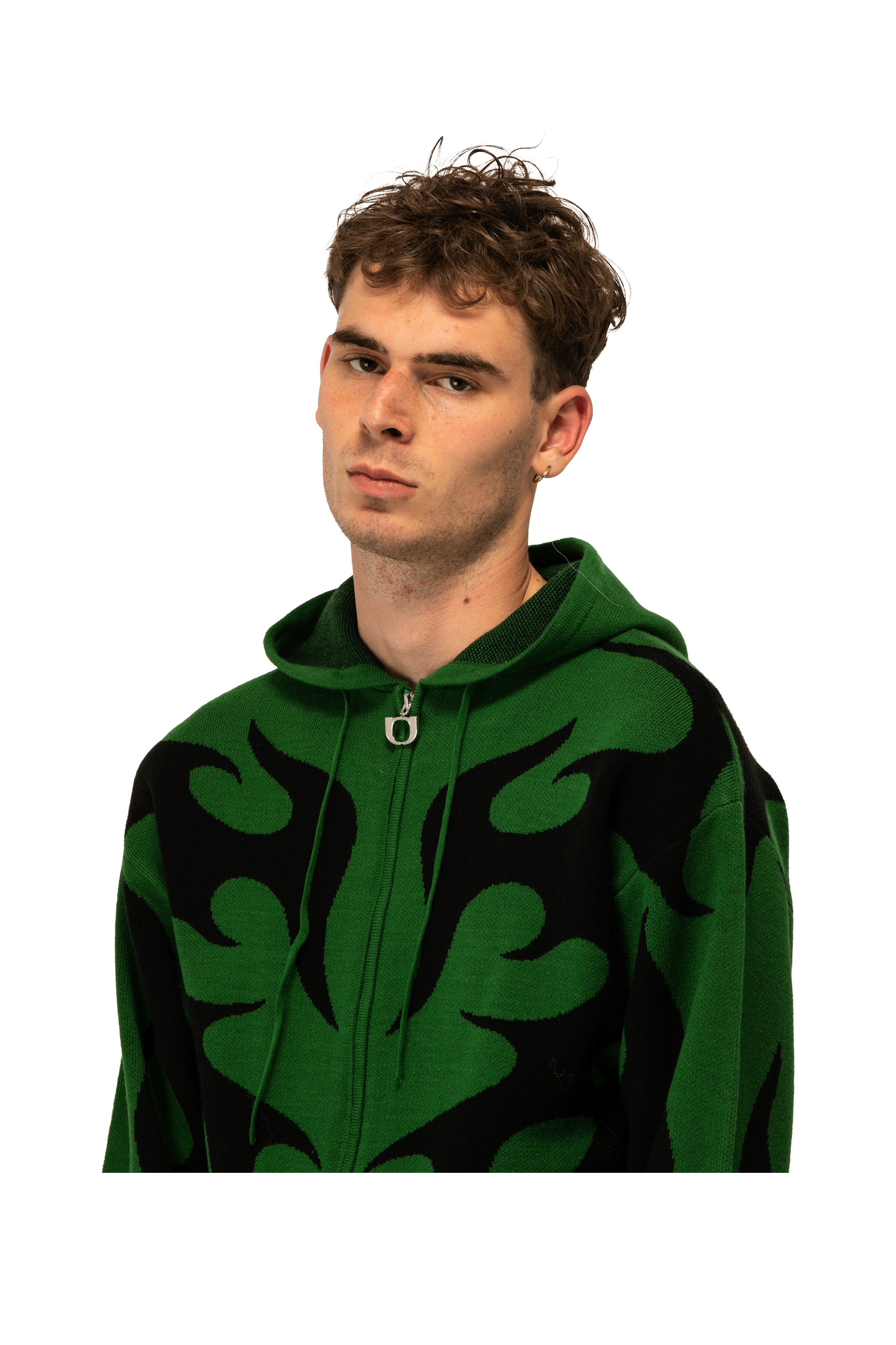 Knitted Tribal Hoodie